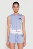 25 Graphic Hooded Zip Front Vest sold by Rainbow