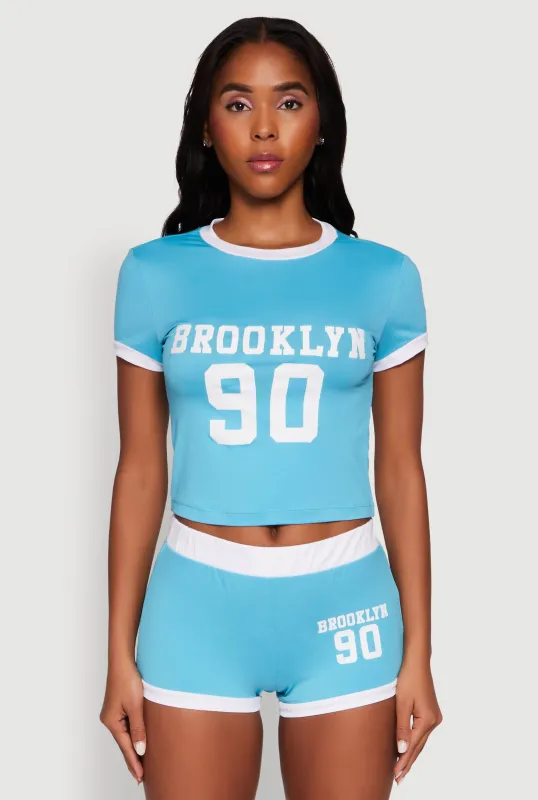 Brooklyn 90 Graphic T Shirt sold by Rainbow