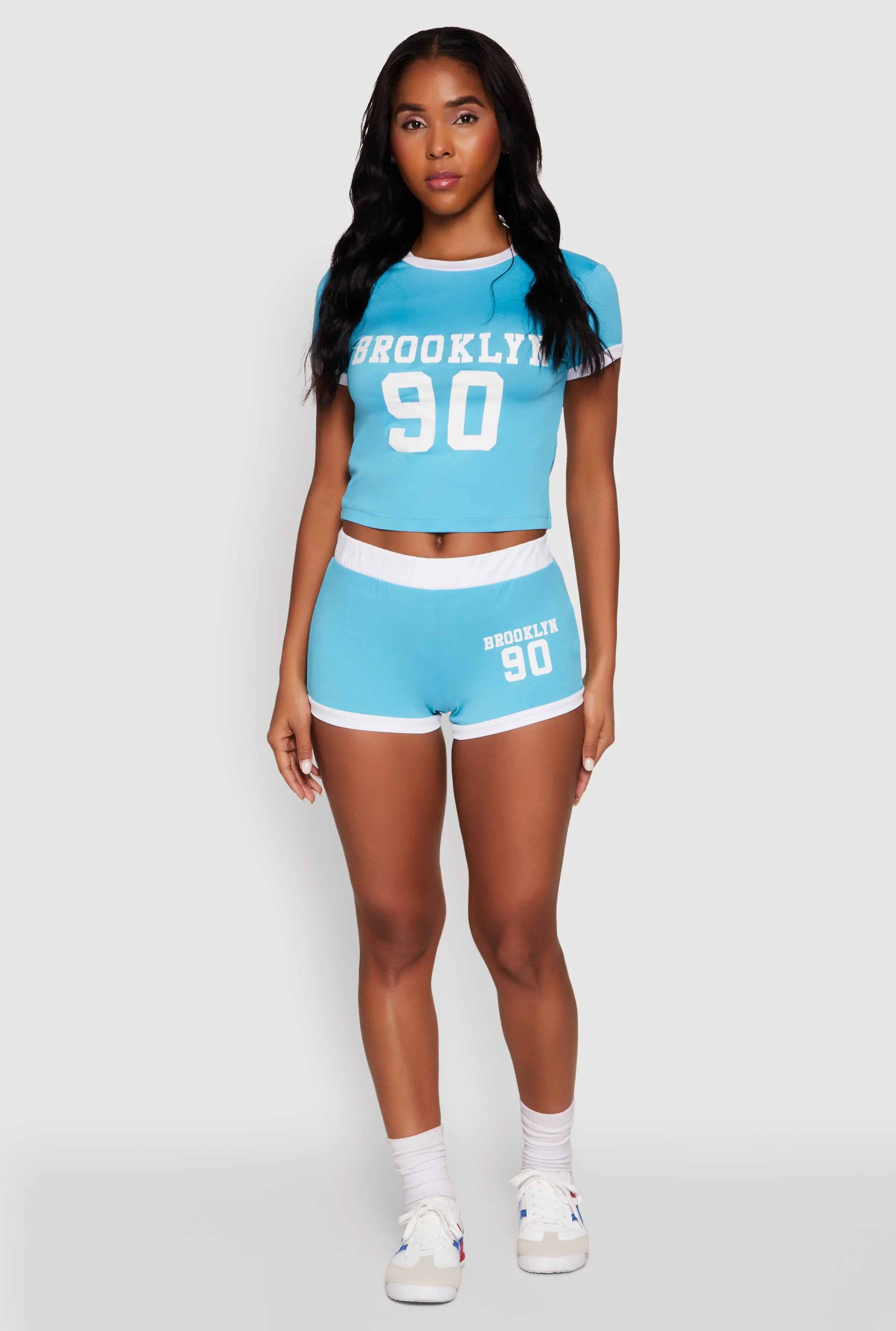 Brooklyn 90 Graphic Shorts sold by Rainbow