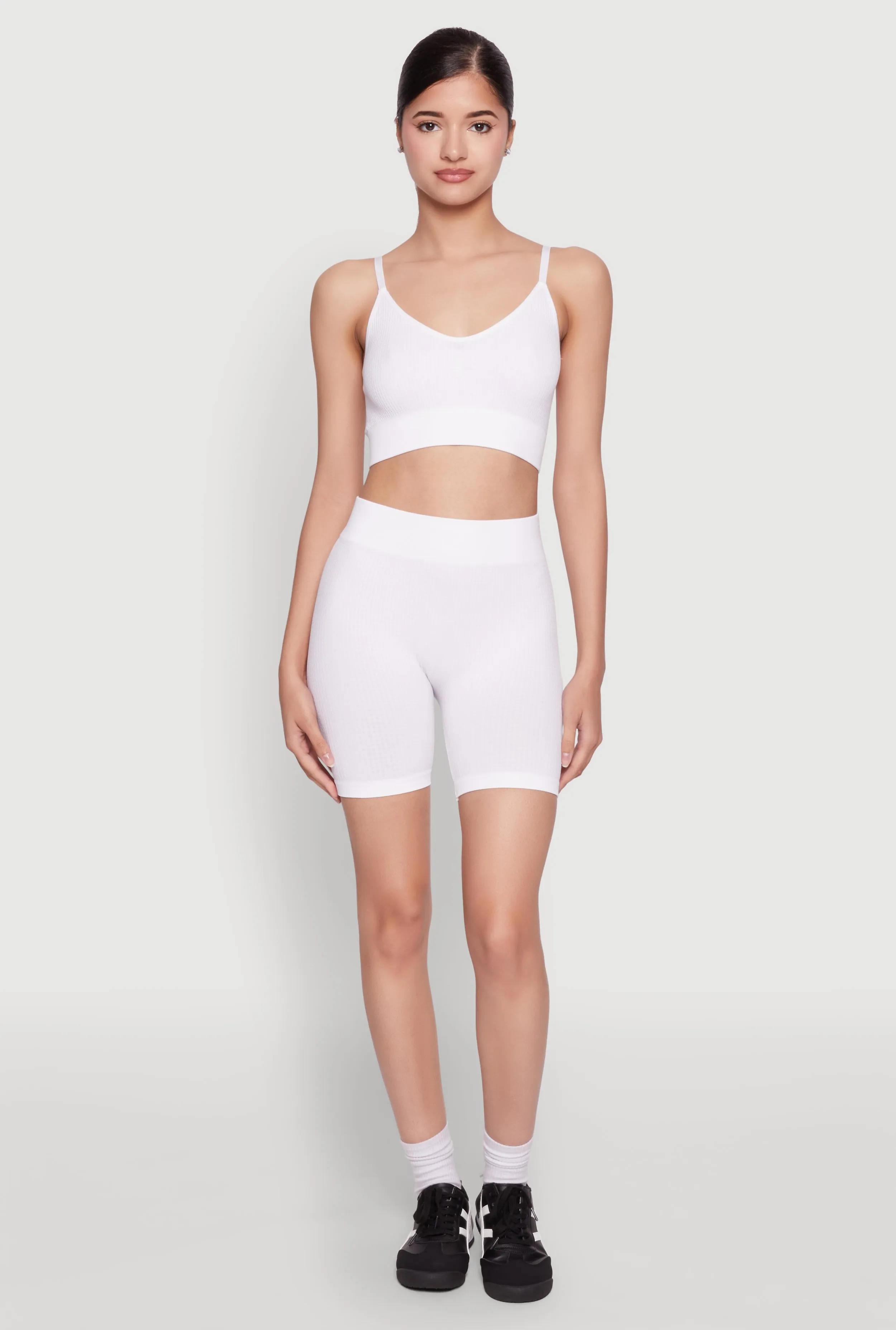 Textured Knit Cropped Cami Top sold by Rainbow product image thumbnail 2