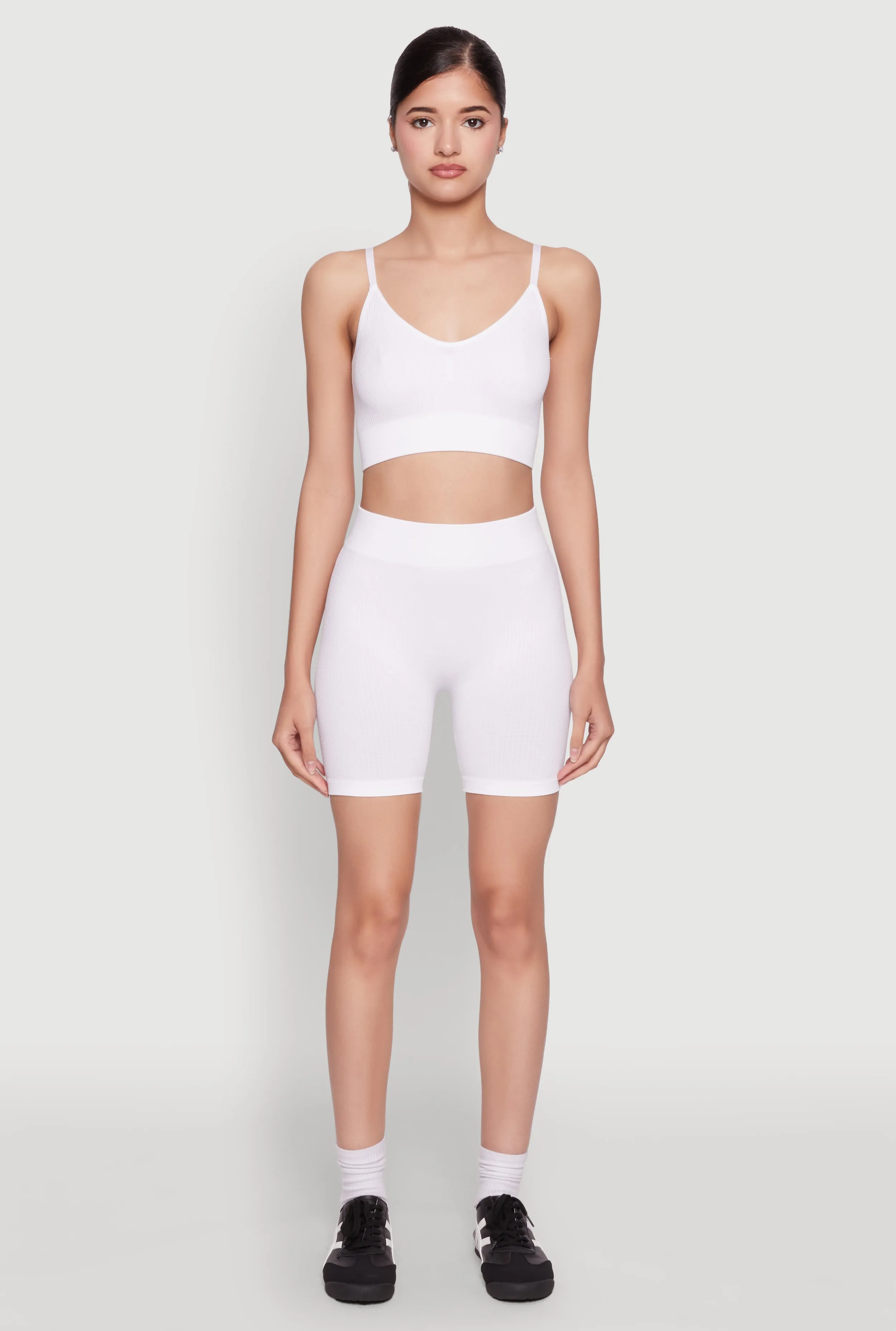Textured Knit Cropped Cami Top sold by Rainbow product image thumbnail 3