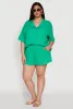 Plus Size Gauze Knit Shorts sold by Rainbow