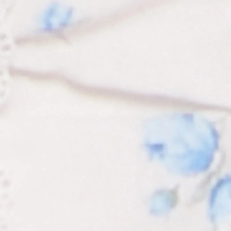 Iris Floral Print Lace Detail Cropped Tube Top sold by Rainbow product image thumbnail 4