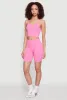 Seamless Wide Waistband Biker Shorts sold by Rainbow