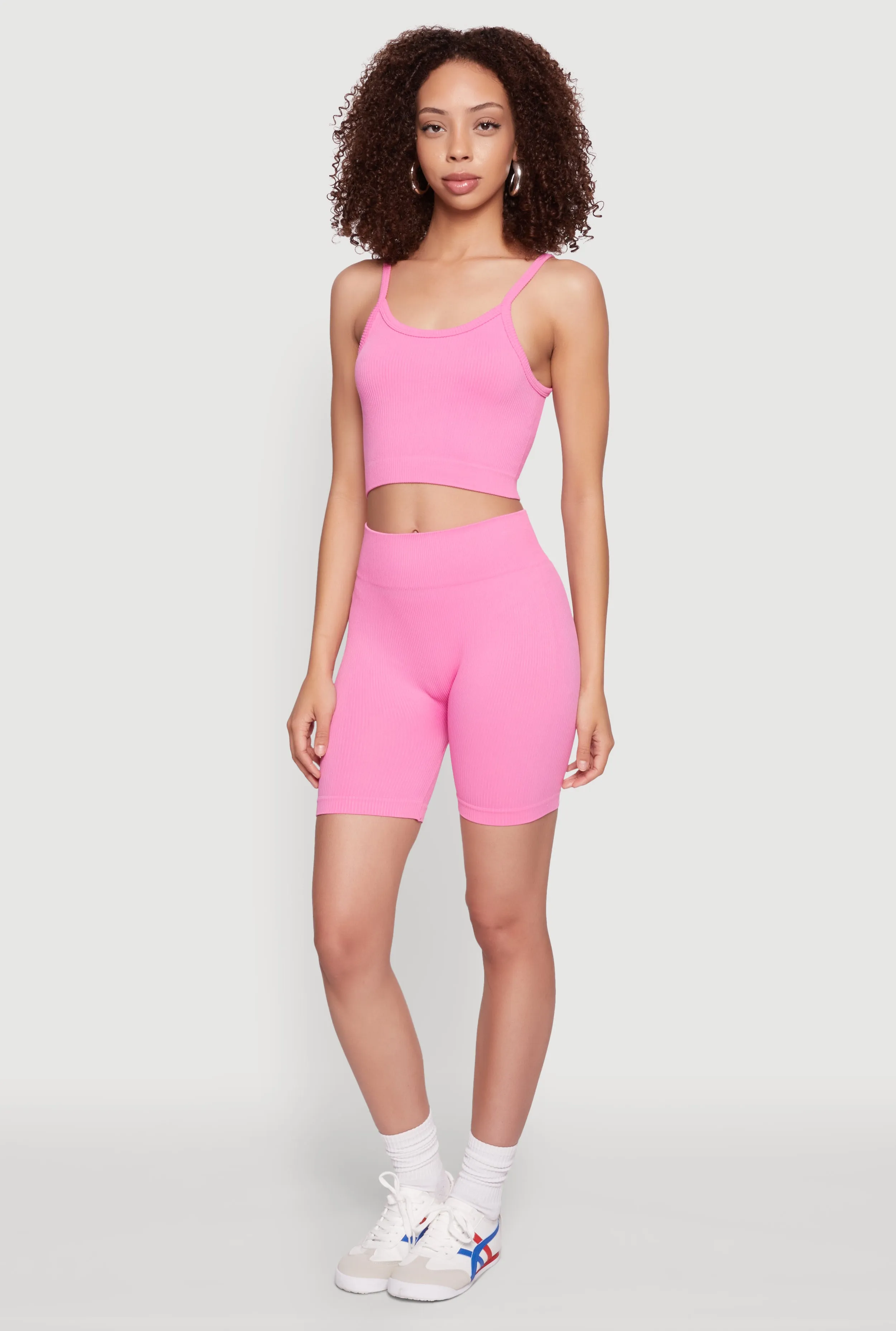 Seamless Wide Waistband Biker Shorts sold by Rainbow