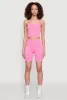 Seamless Wide Waistband Biker Shorts sold by Rainbow