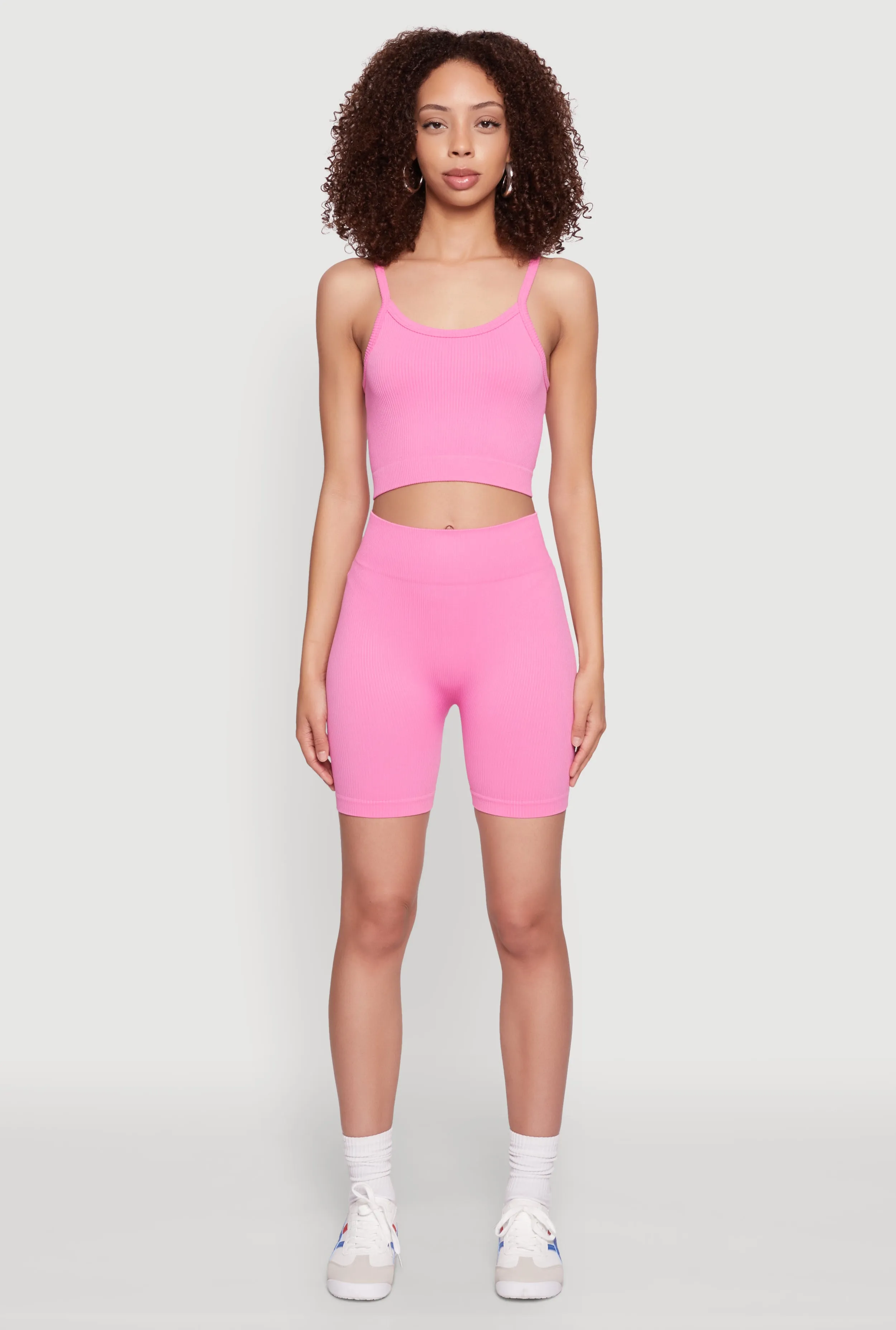 Seamless Wide Waistband Biker Shorts sold by Rainbow product image thumbnail 2