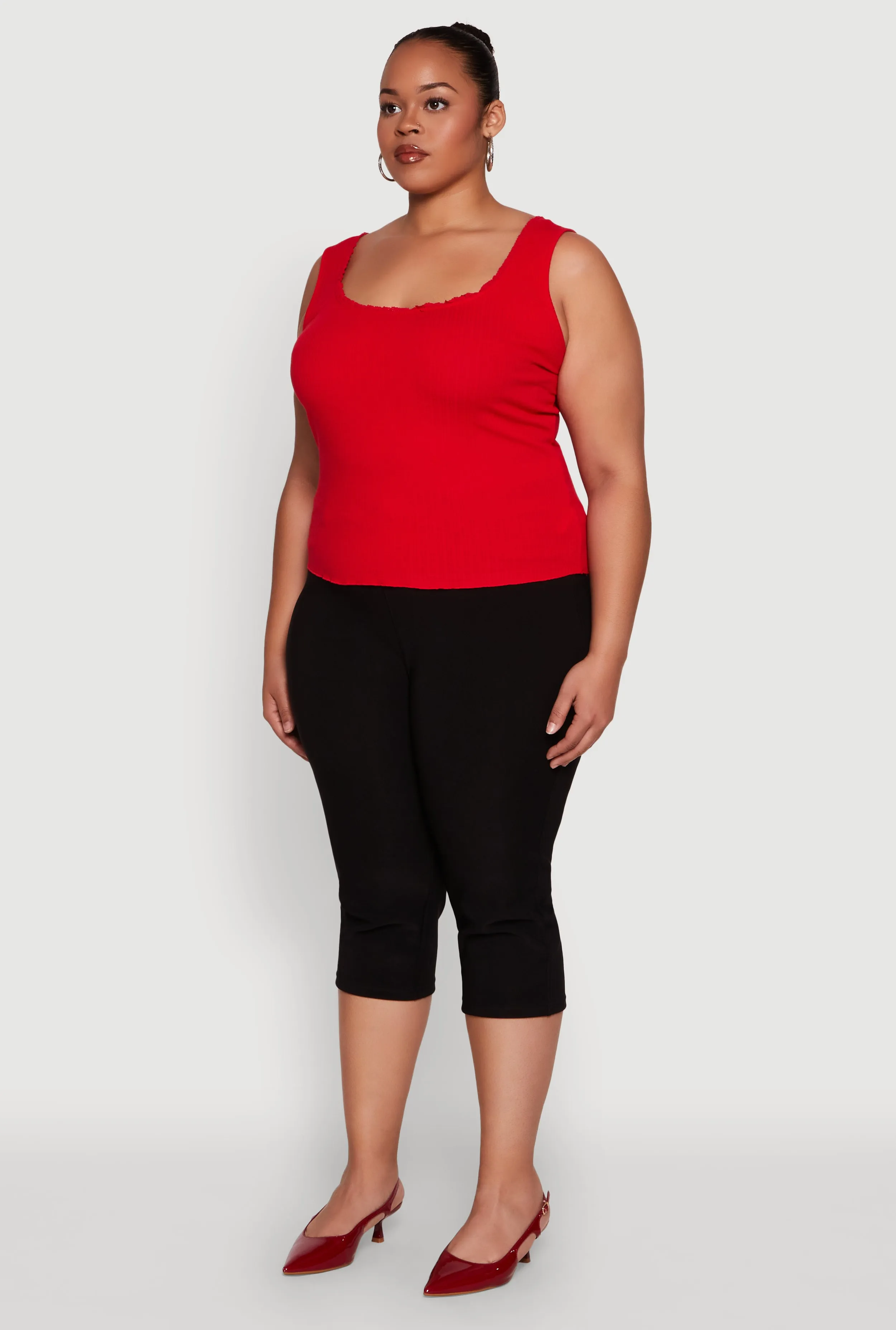 Plus Size Scoop Neck Tank Top sold by Rainbow product image thumbnail 5