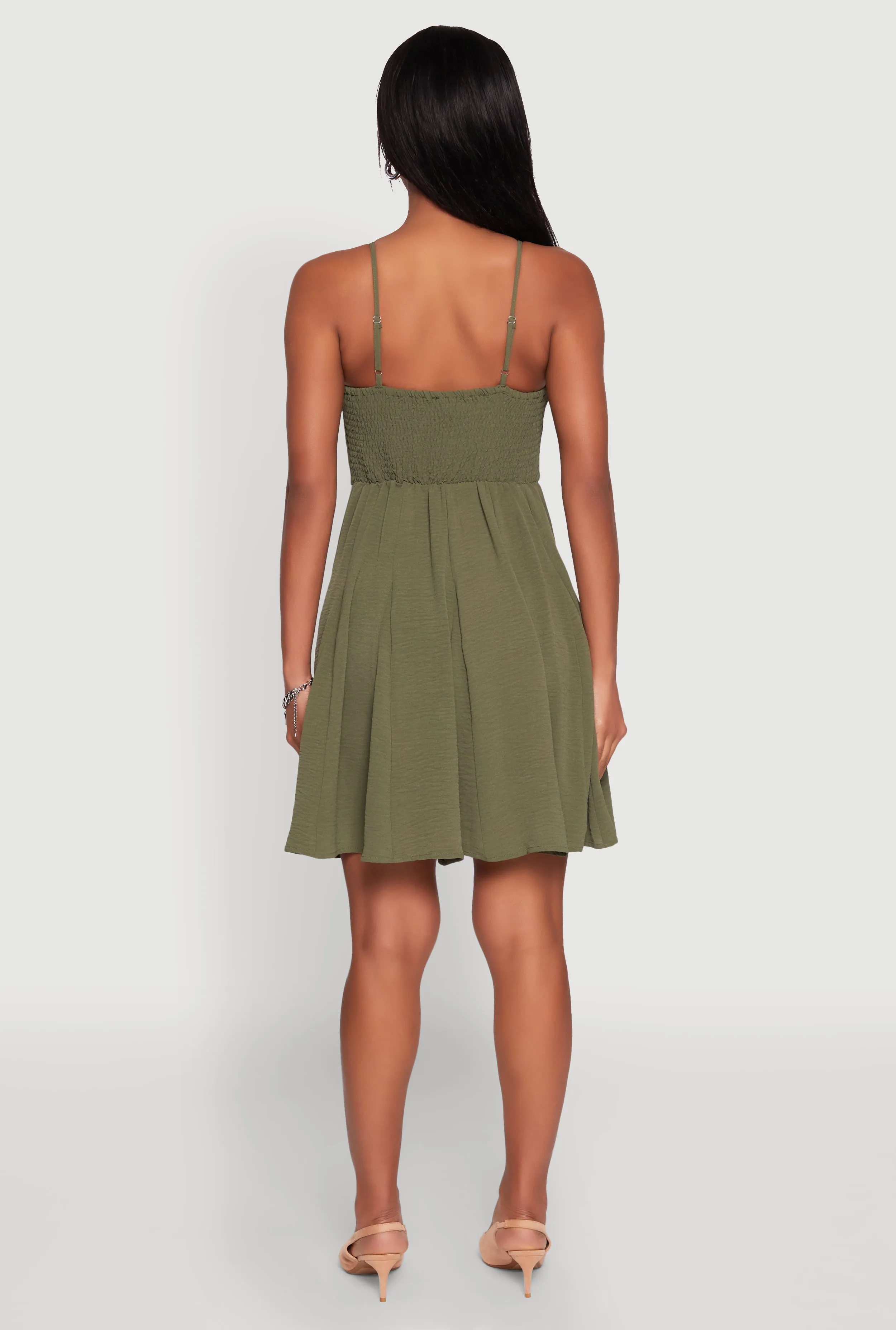 Airy Bustier Pleated Skater Dress sold by Rainbow product image thumbnail 5