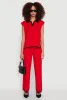 Daisy Contrast Trim Cap Sleeve Blouse sold by Rainbow