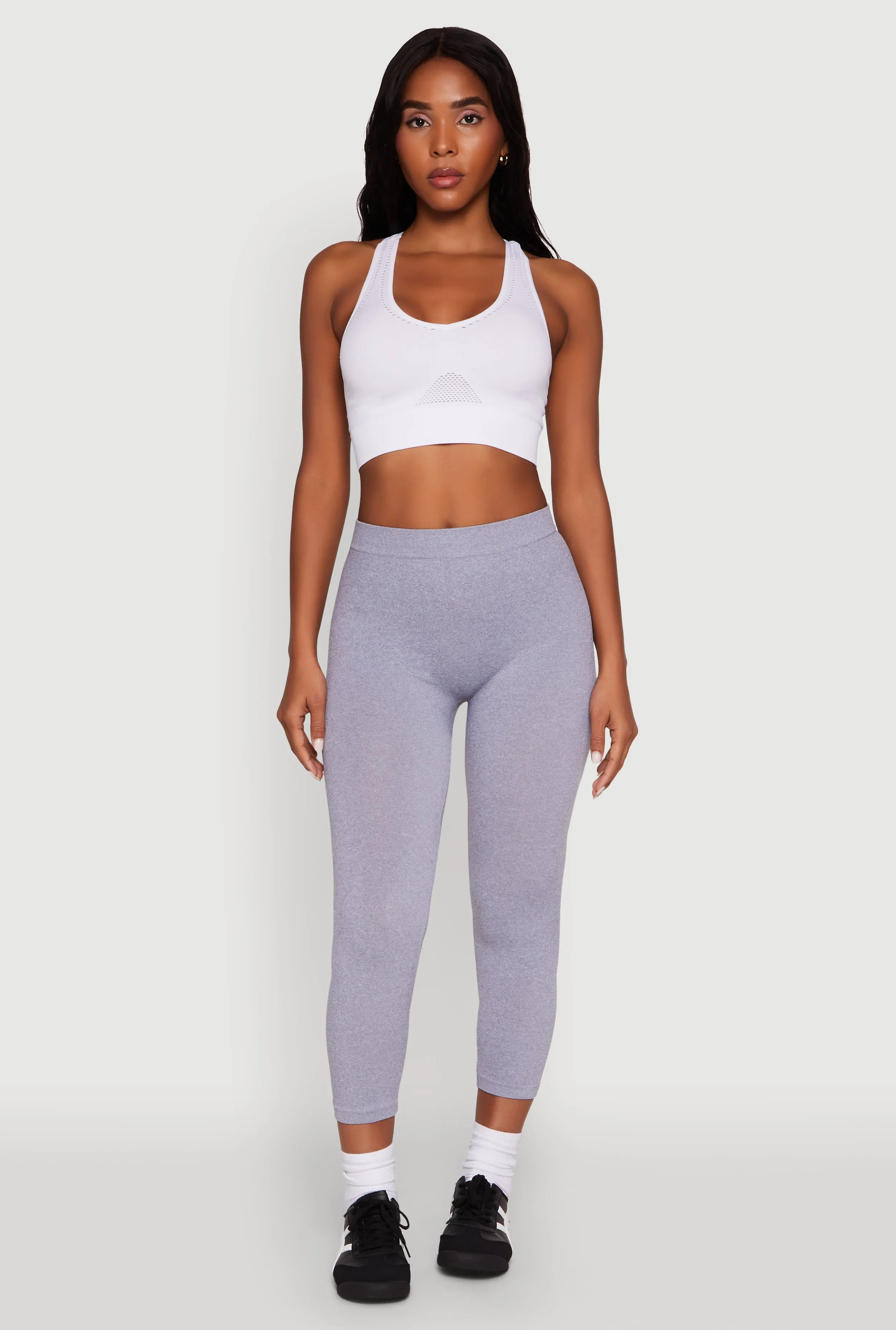 Seamless High Waisted Capri Leggings sold by Rainbow