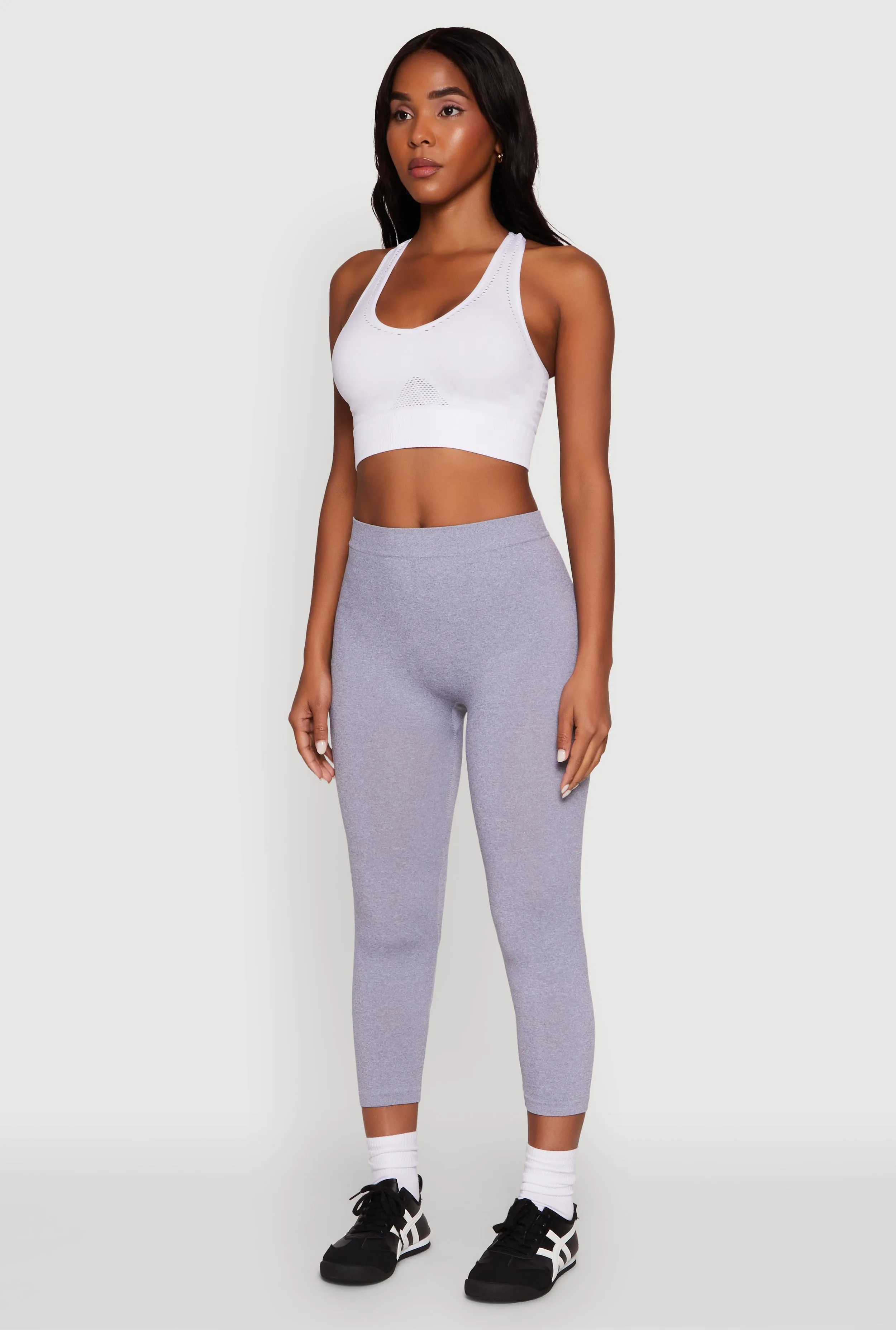 Seamless High Waisted Capri Leggings sold by Rainbow product image thumbnail 3