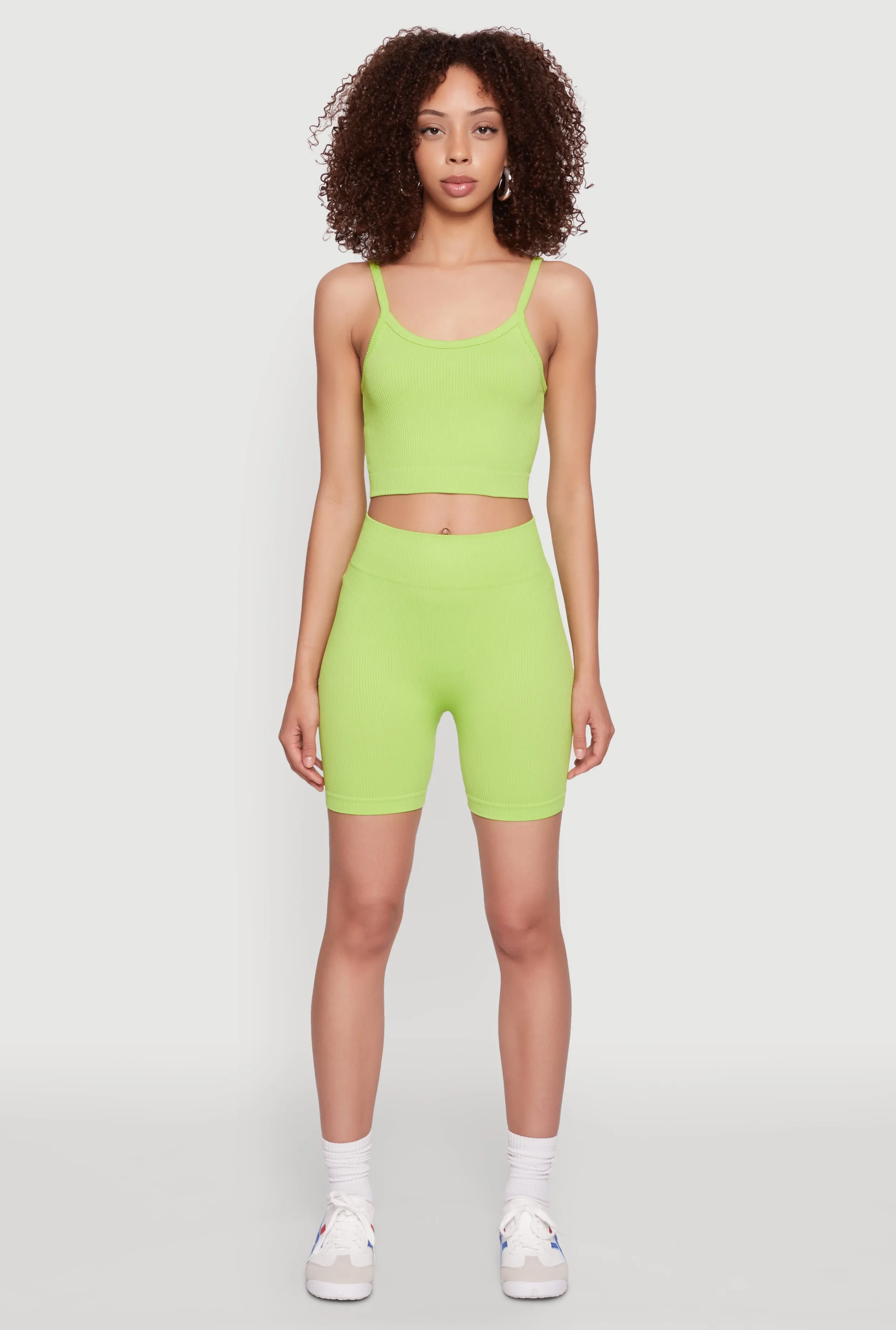 Seamless Wide Waistband Biker Shorts sold by Rainbow product image thumbnail 2