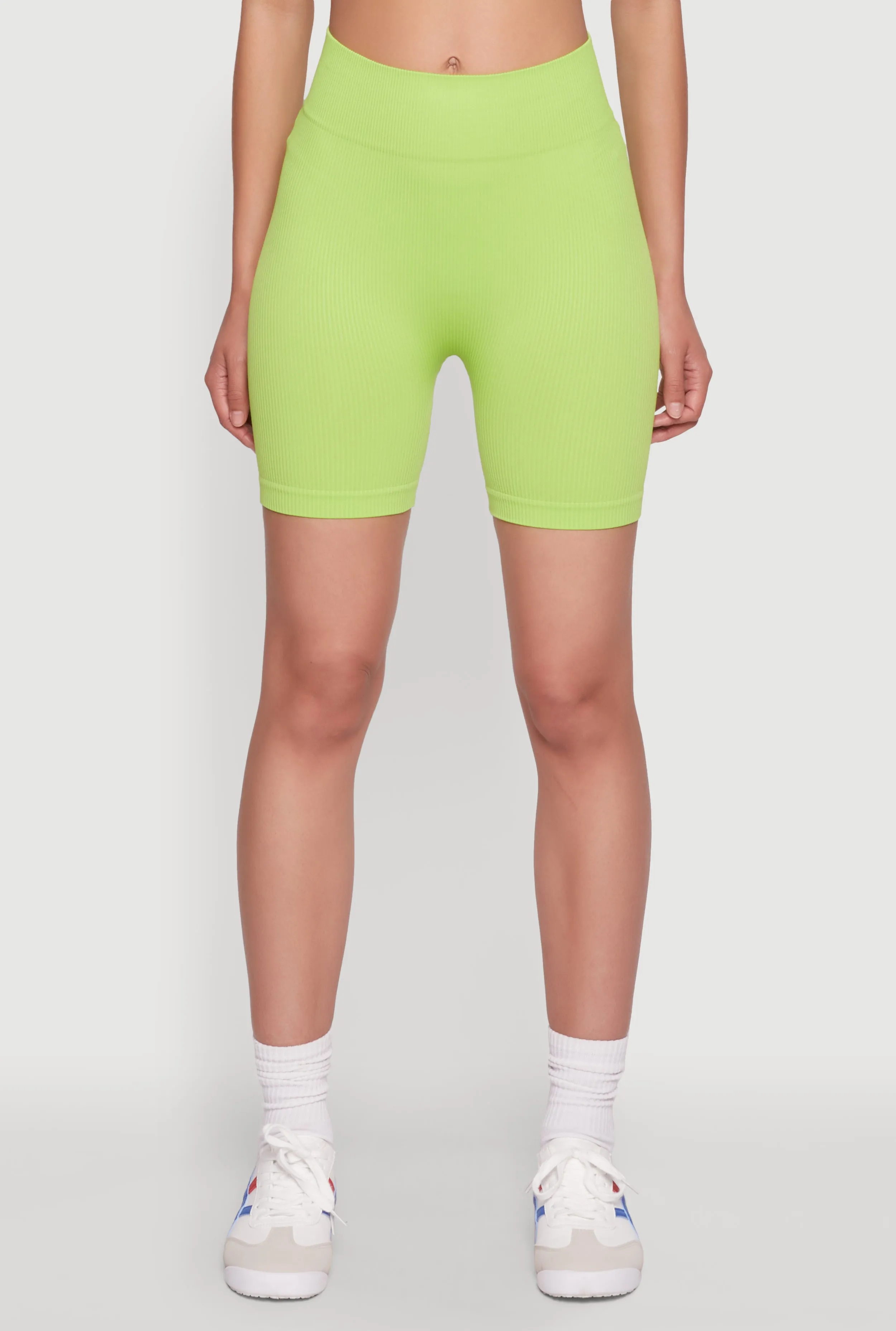 Seamless Wide Waistband Biker Shorts sold by Rainbow product image thumbnail 3