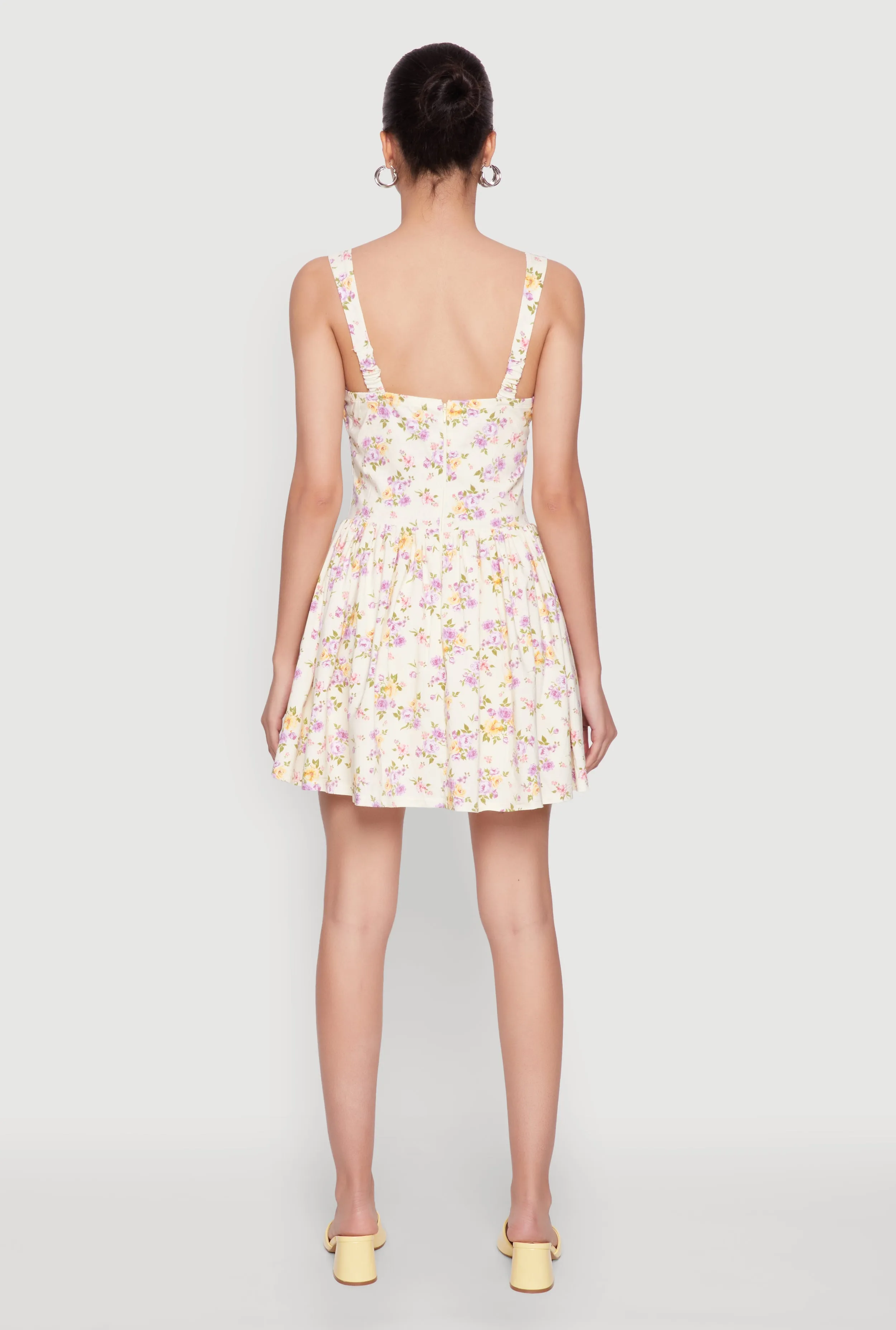 Ditsy Floral Graphic Skater Dress sold by Rainbow product image thumbnail 5