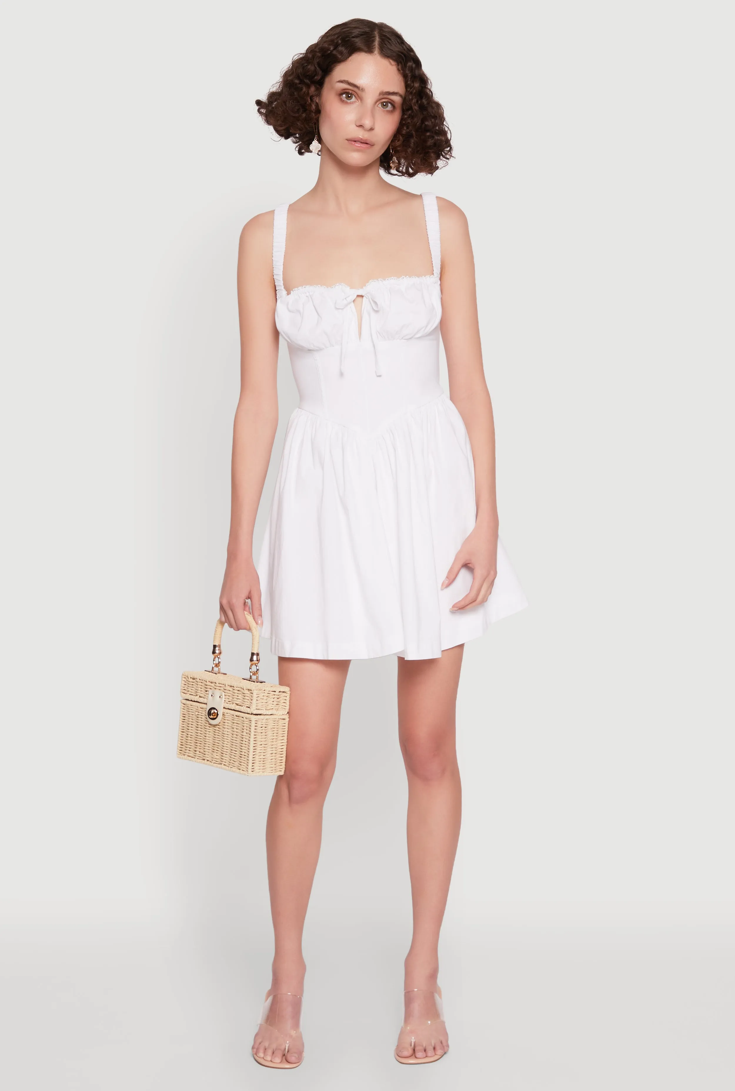 Iris Lace Up Back Corset Skater Dress sold by Rainbow product image thumbnail 2