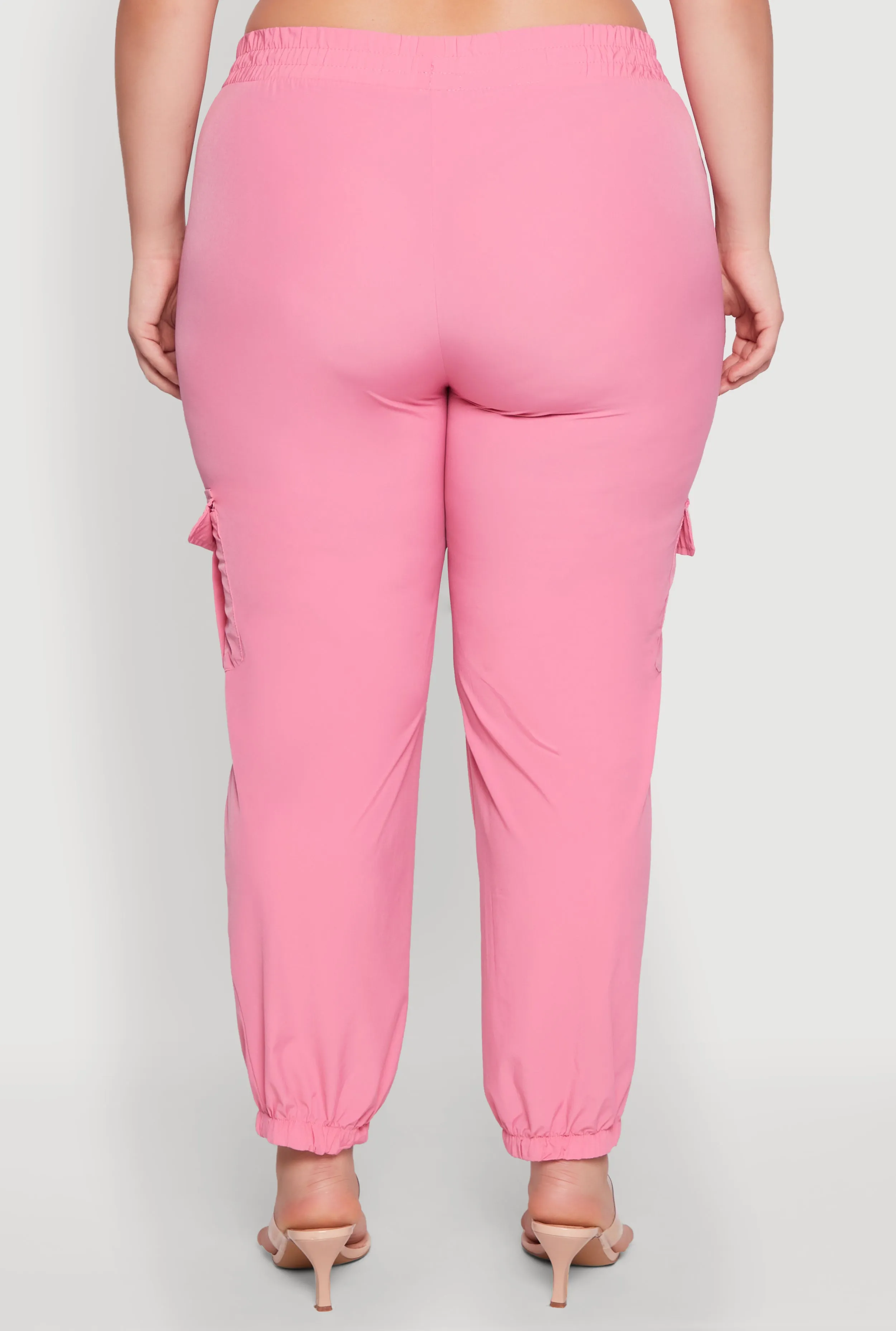 Plus Size Nylon Cargo Joggers sold by Rainbow product image thumbnail 5