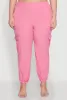 Plus Size Nylon Cargo Joggers sold by Rainbow