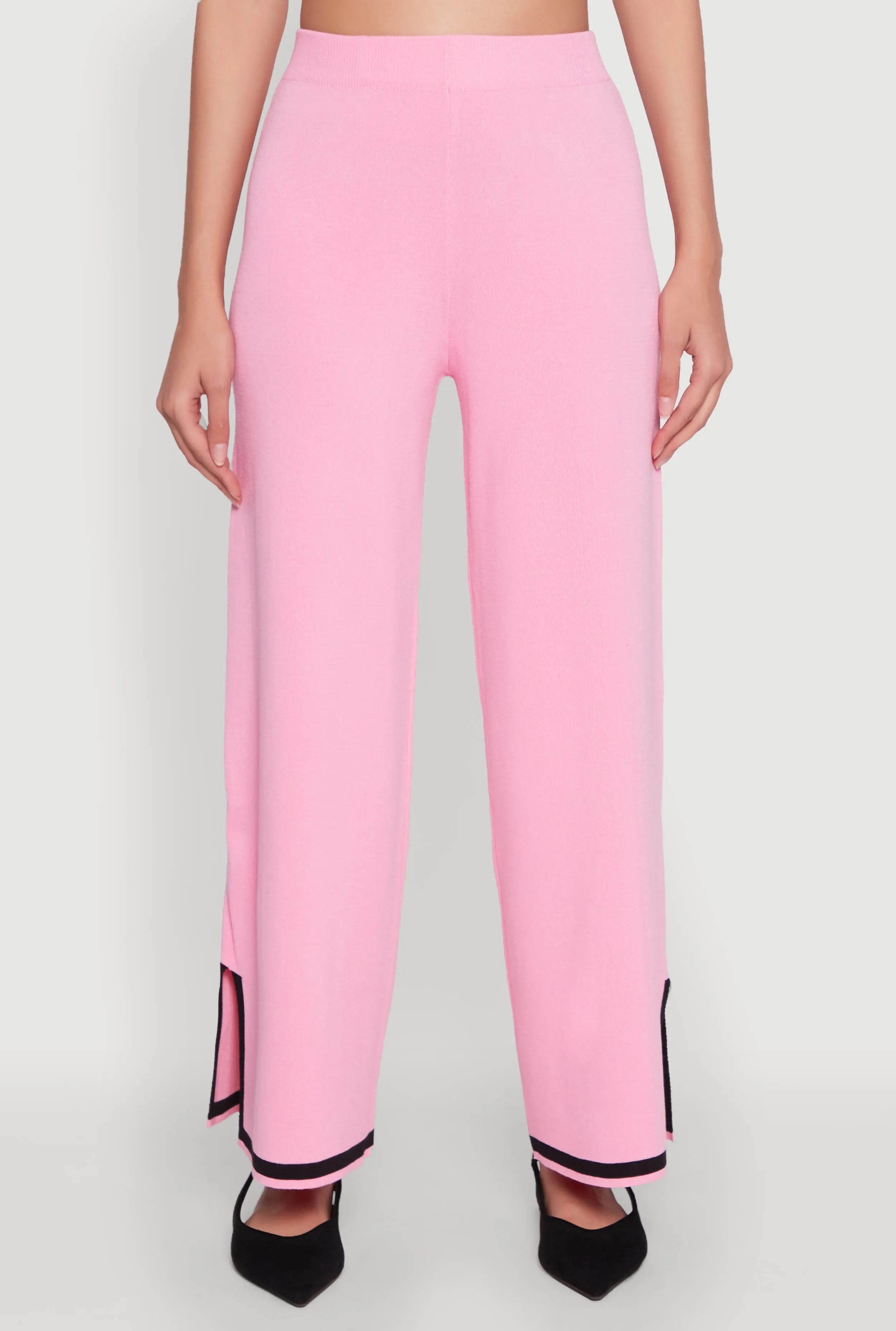 Daisy Contrast Trim Wide Leg Pants sold by Rainbow product image thumbnail 3