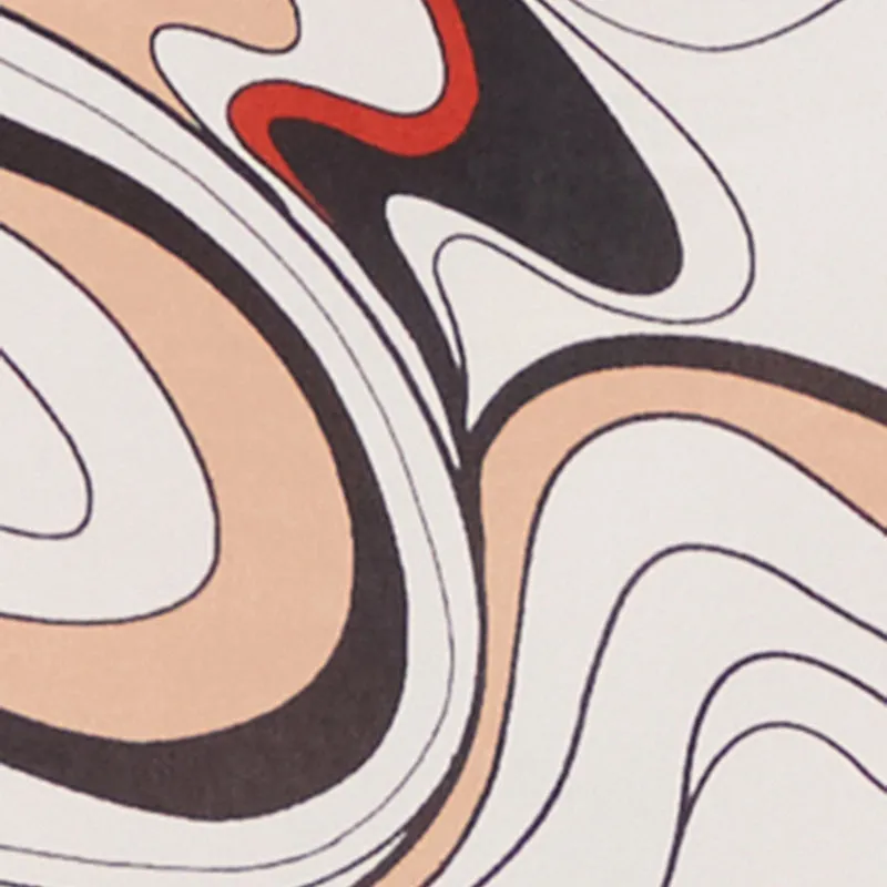 Vivid Psychedelic Swirl Print Sleeveless Tank Dress sold by Rainbow product image thumbnail 4