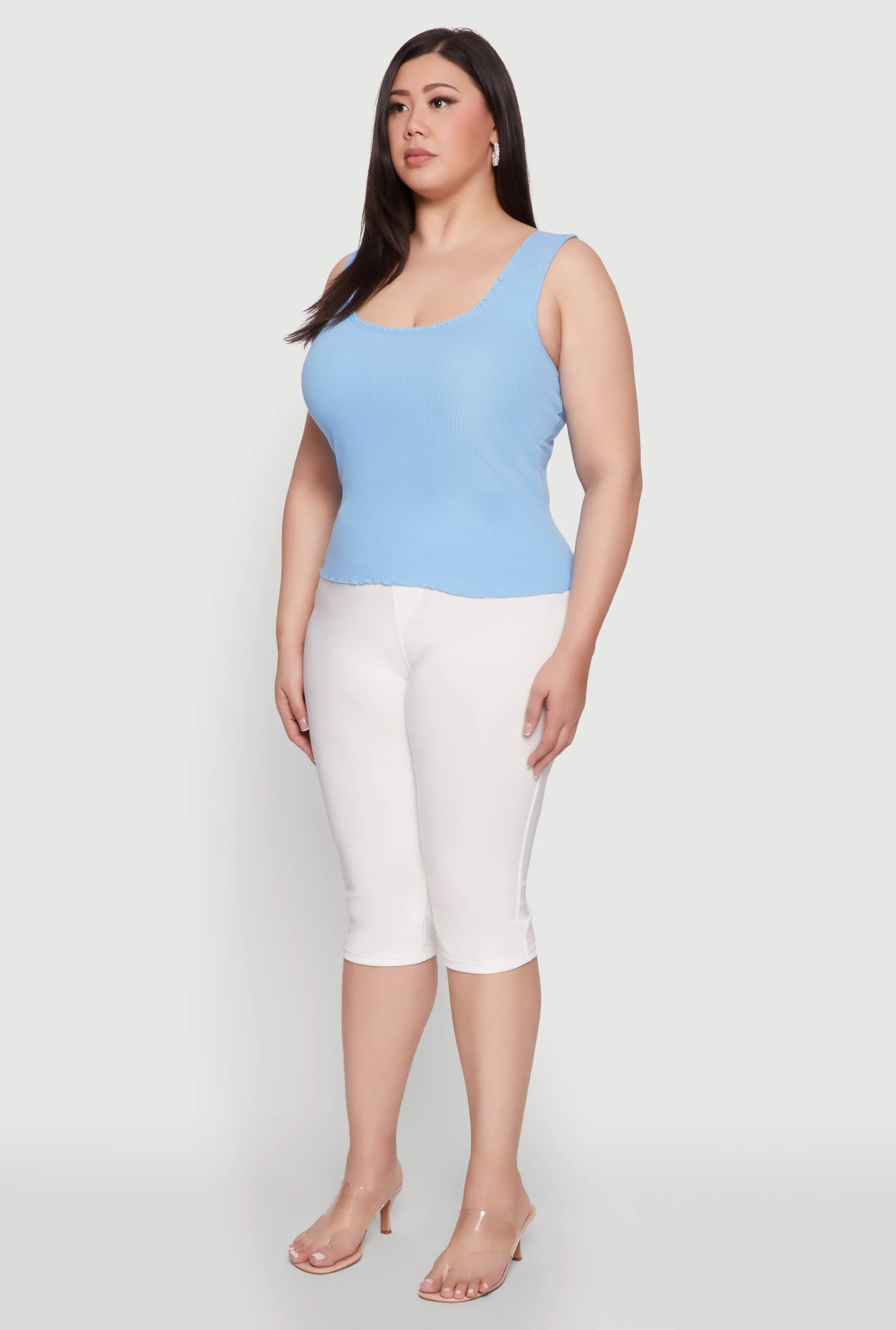 Plus Size Scoop Neck Tank Top sold by Rainbow product image thumbnail 5