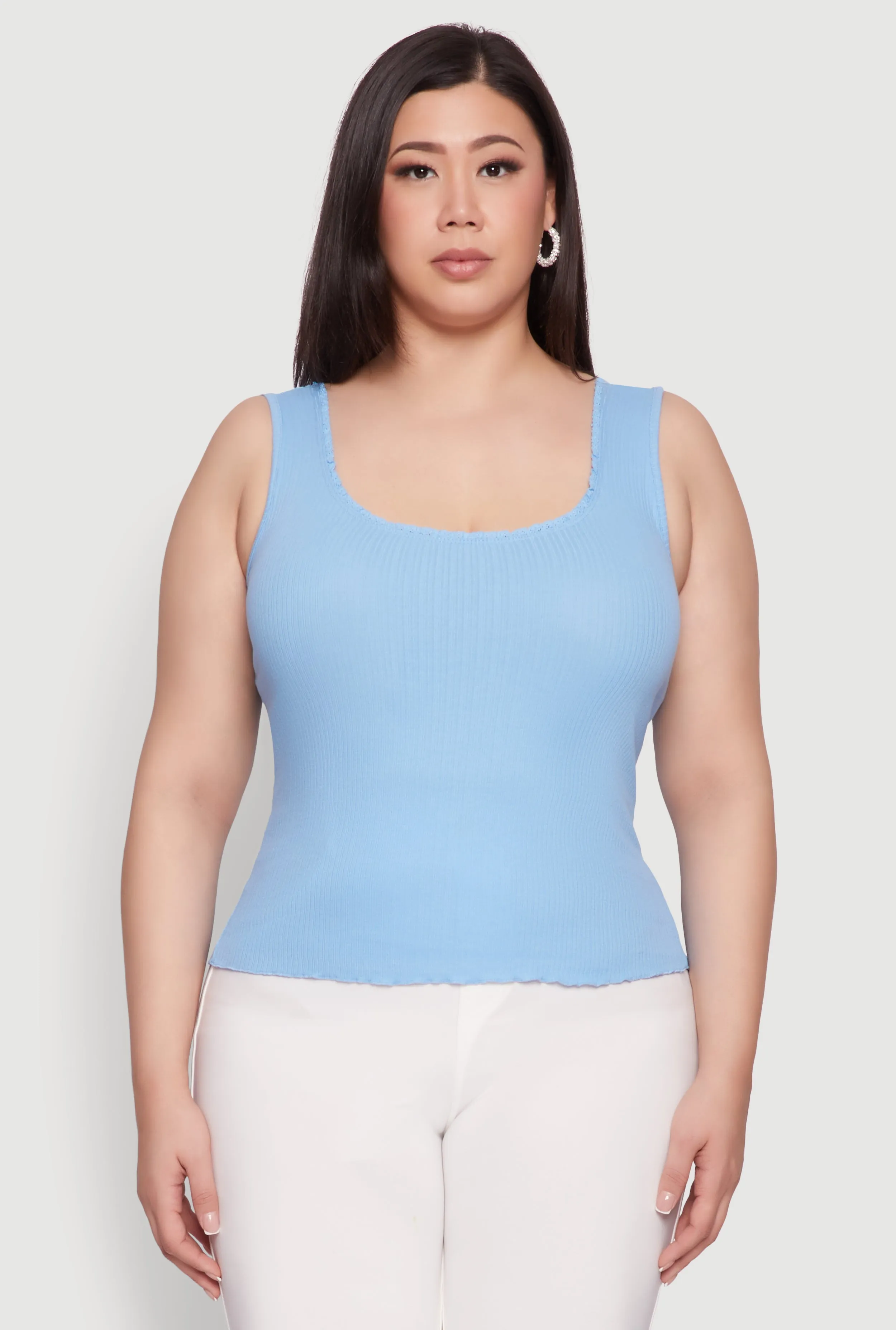 Plus Size Scoop Neck Tank Top sold by Rainbow product image thumbnail 2