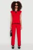 Daisy Contrast Trim Wide Leg Pants sold by Rainbow