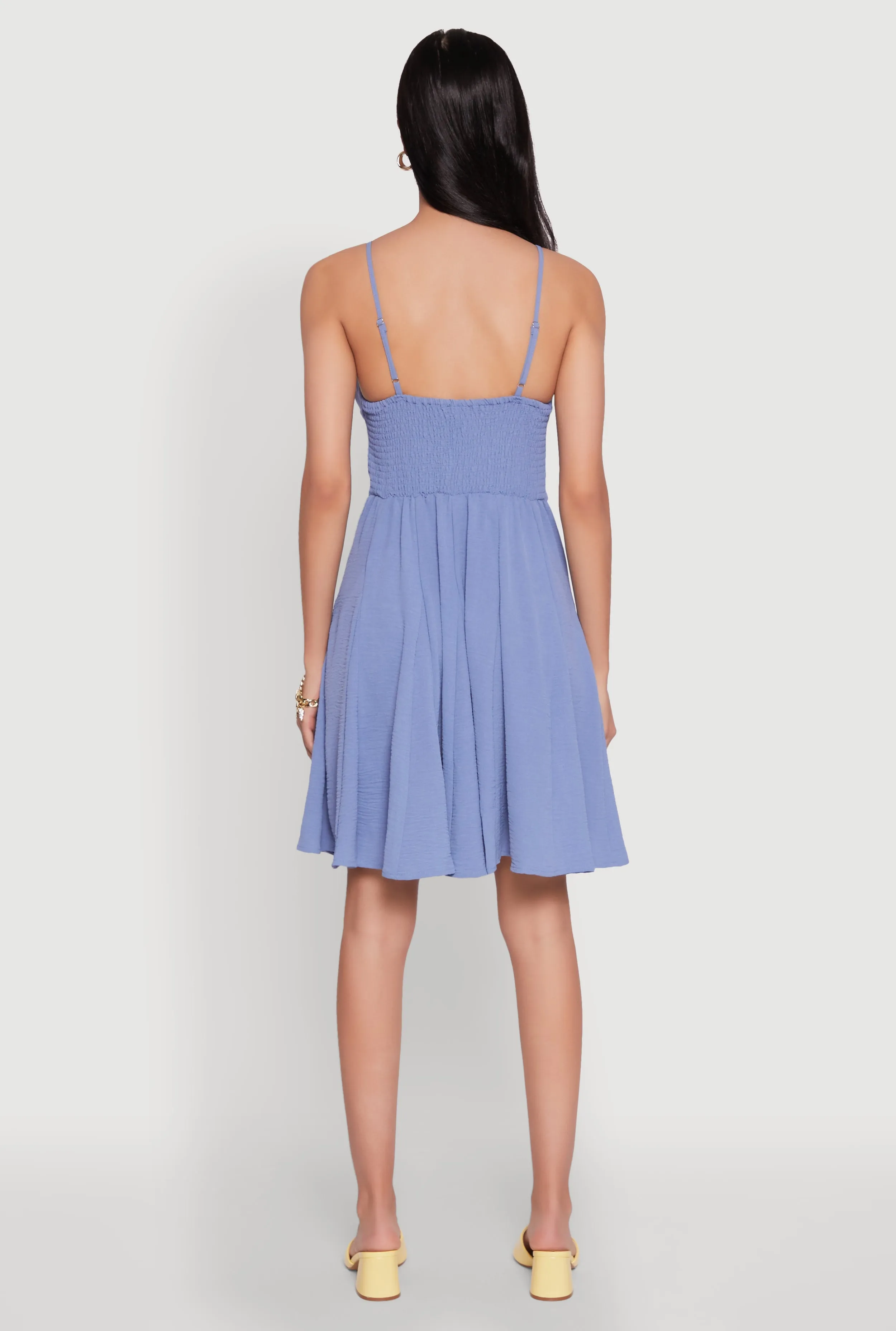 Airy Bustier Pleated Skater Dress sold by Rainbow product image thumbnail 5