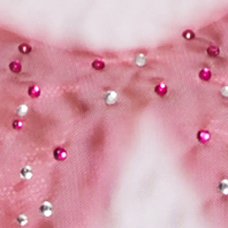 Plus Size Rhinestone Bow Graphic Mesh Top sold by Rainbow product image thumbnail 4