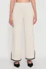 Daisy Contrast Trim Wide Leg Pants sold by Rainbow