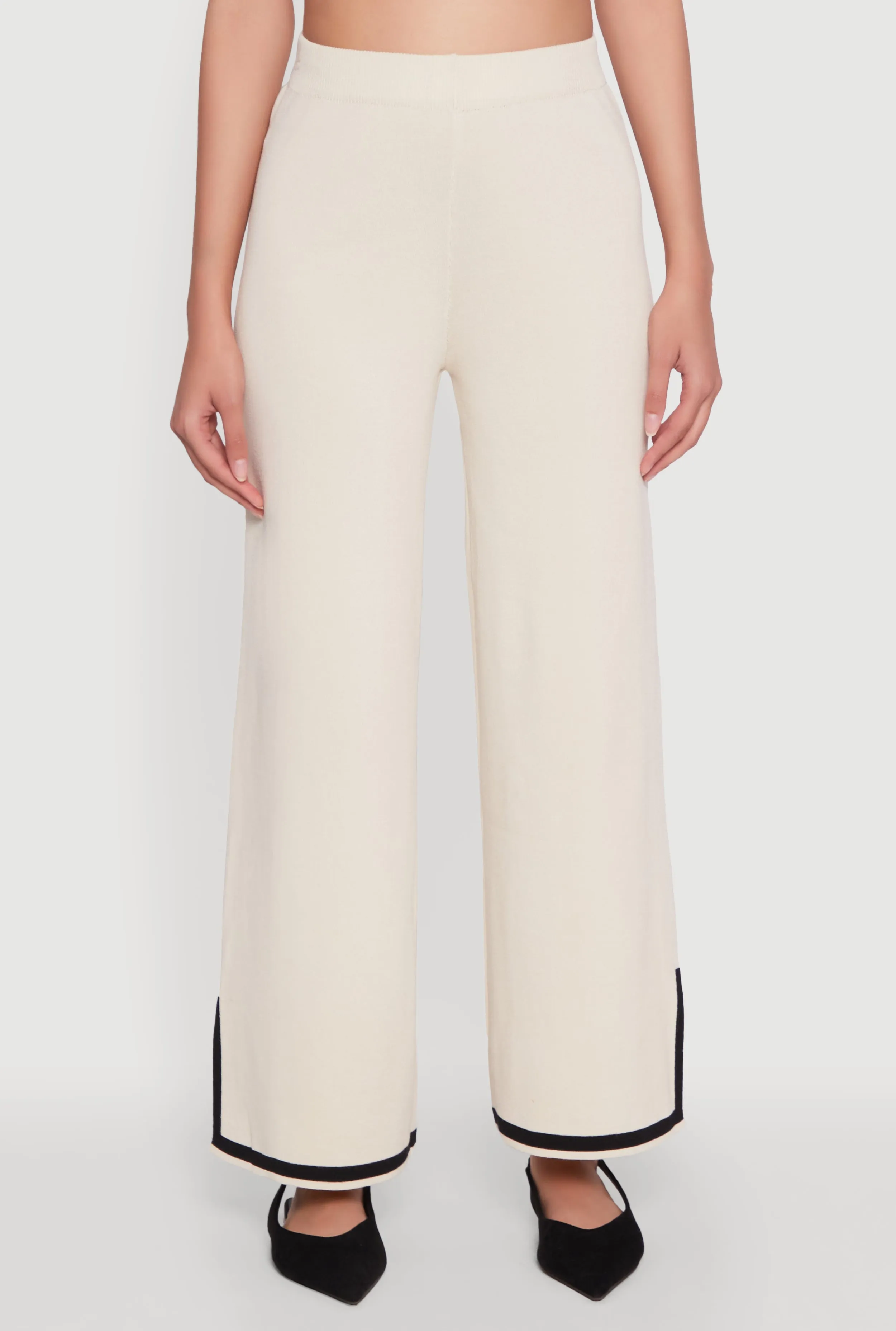 Daisy Contrast Trim Wide Leg Pants sold by Rainbow product image thumbnail 3