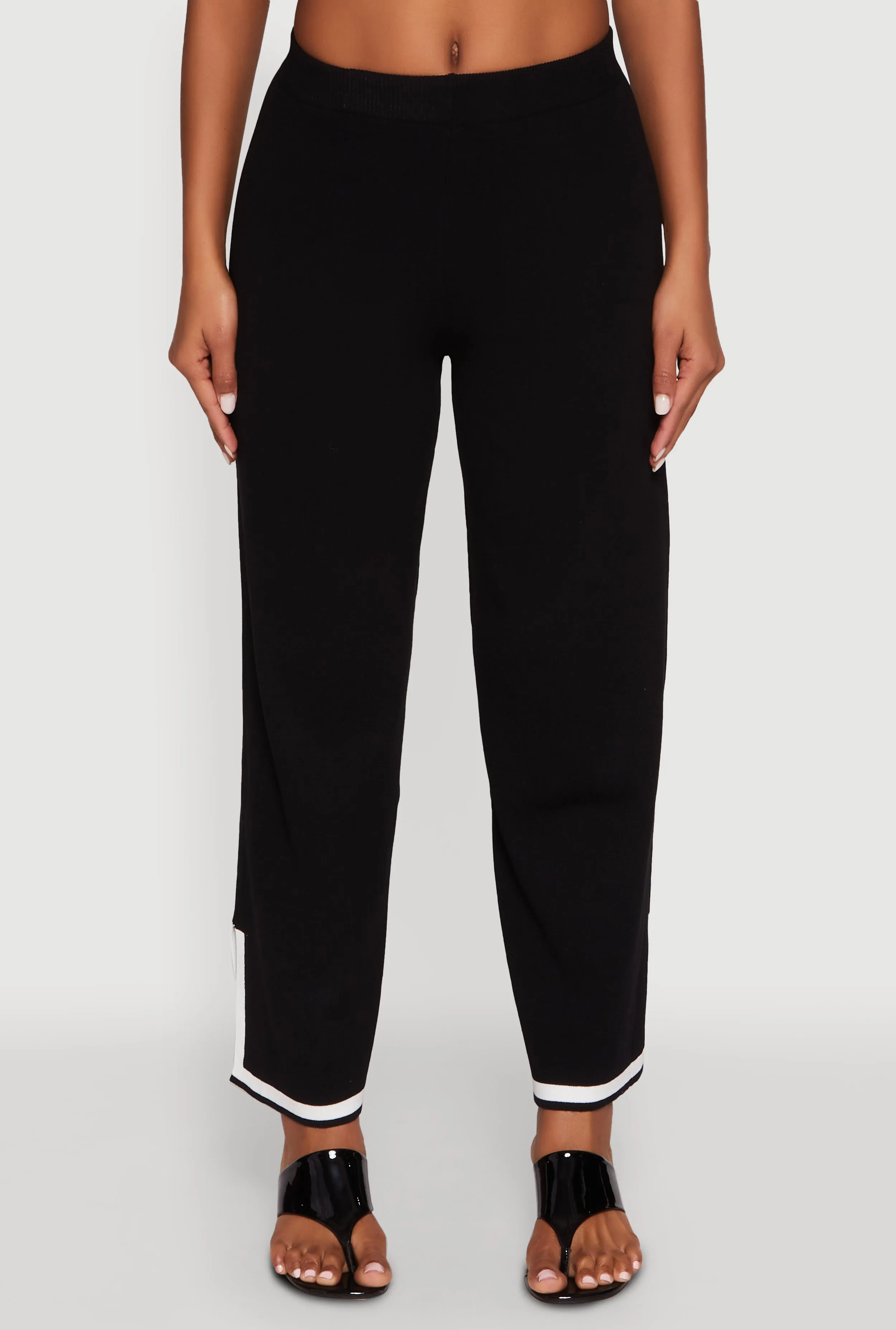 Daisy Contrast Trim Wide Leg Pants sold by Rainbow product image thumbnail 3