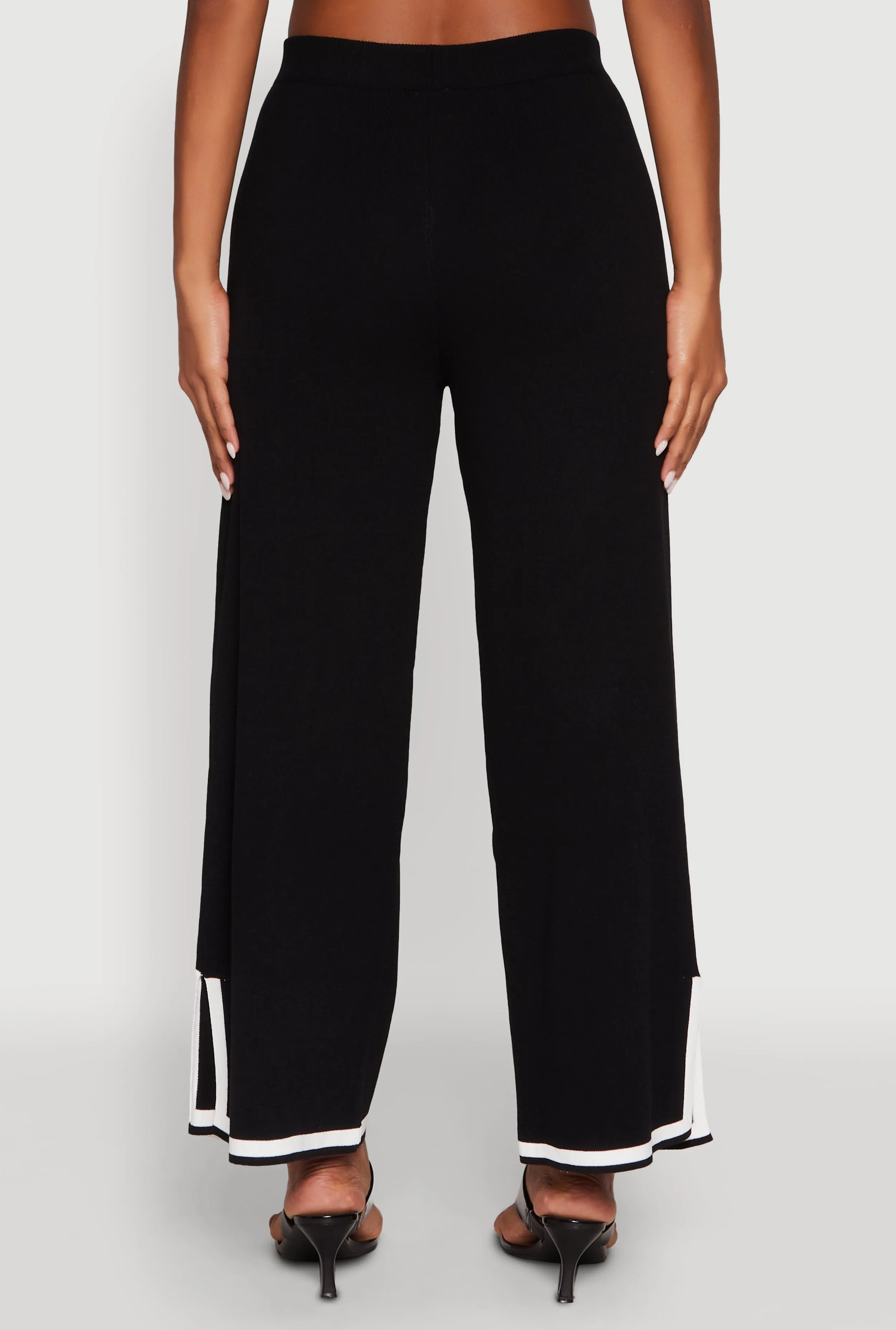 Daisy Contrast Trim Wide Leg Pants sold by Rainbow product image thumbnail 5