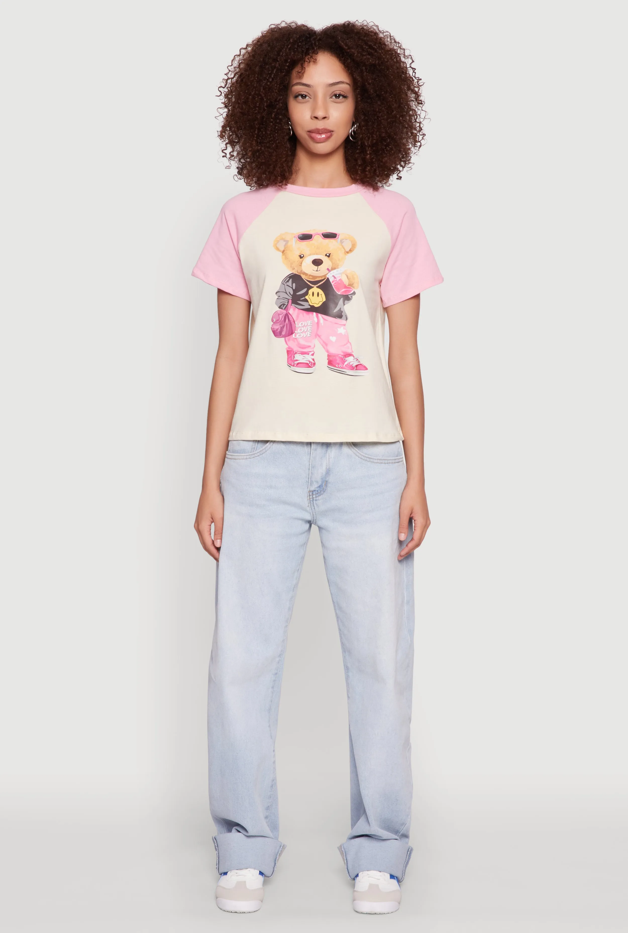 Bear Graphic Raglan Tee sold by Rainbow product image thumbnail 3