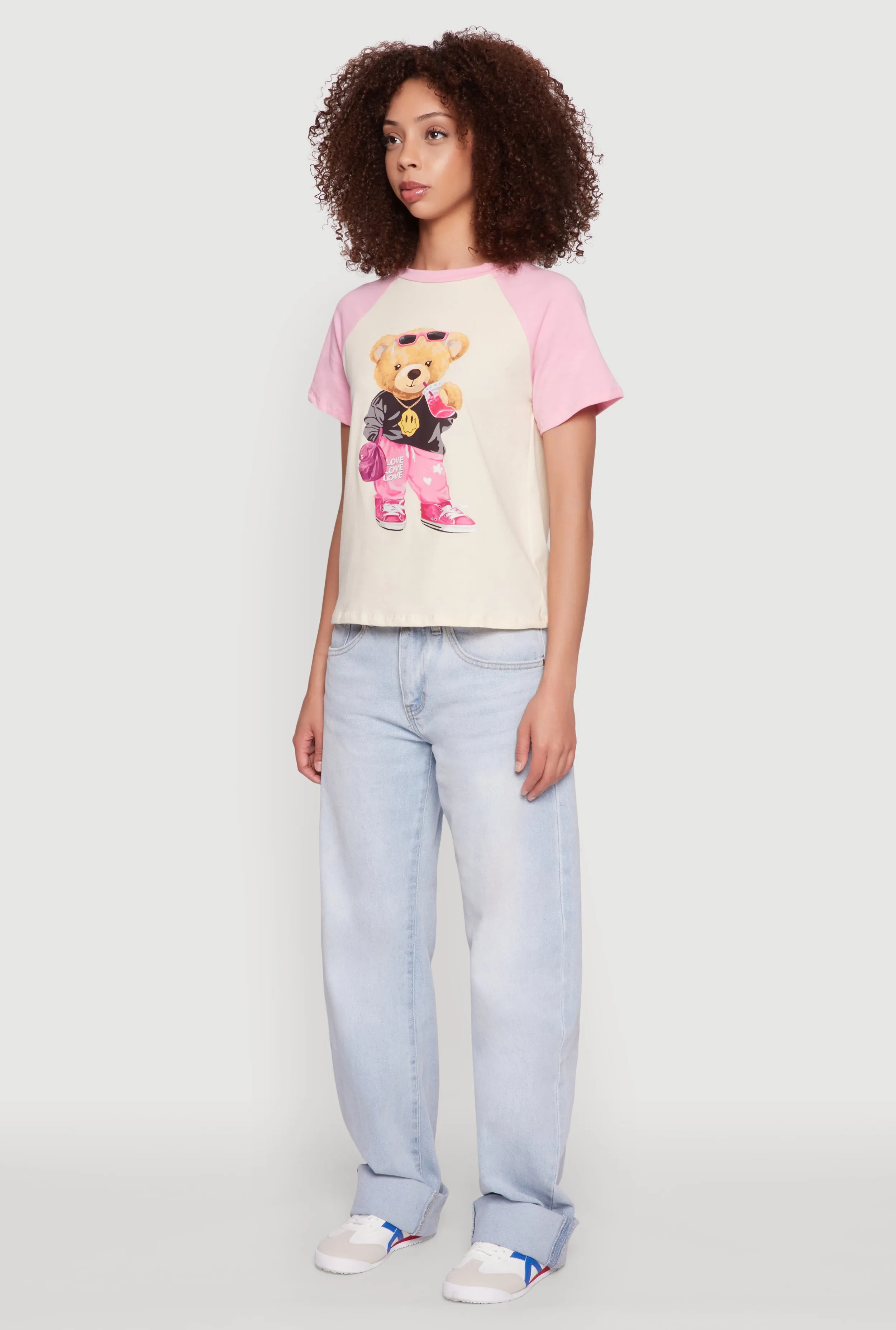 Bear Graphic Raglan Tee sold by Rainbow product image thumbnail 5