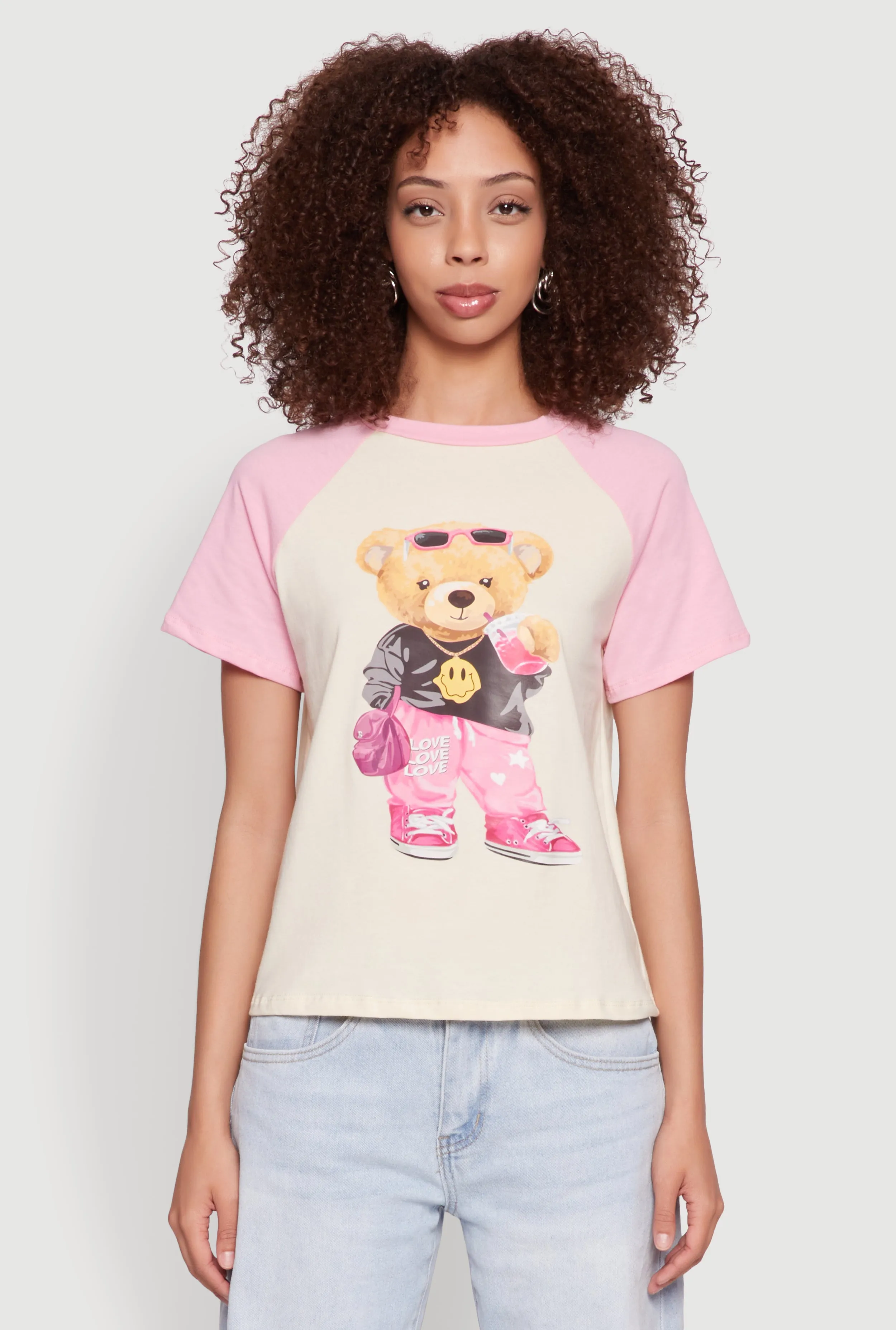 Bear Graphic Raglan Tee sold by Rainbow product image thumbnail 2