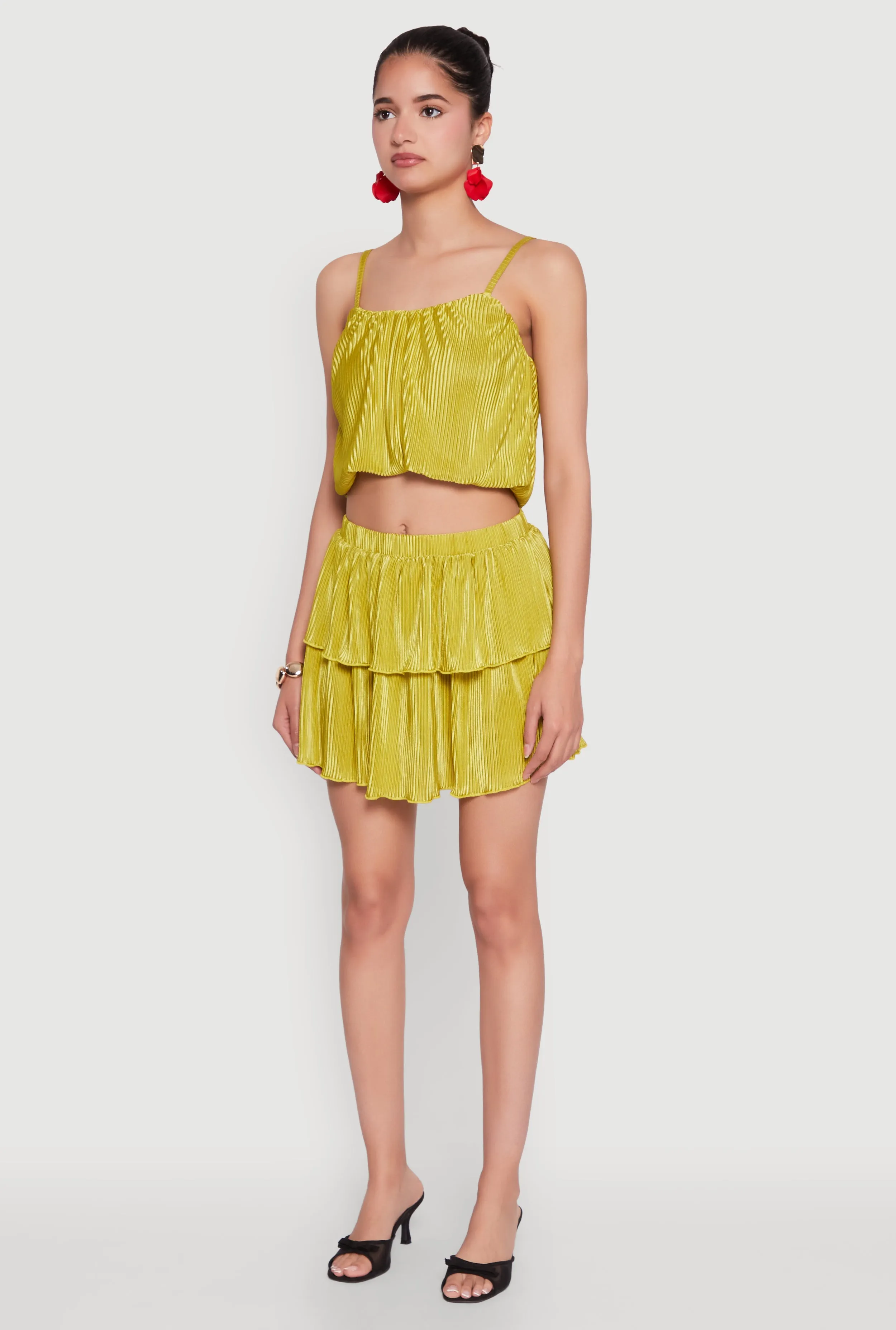 Plisse Cropped Cami sold by Rainbow product image thumbnail 5