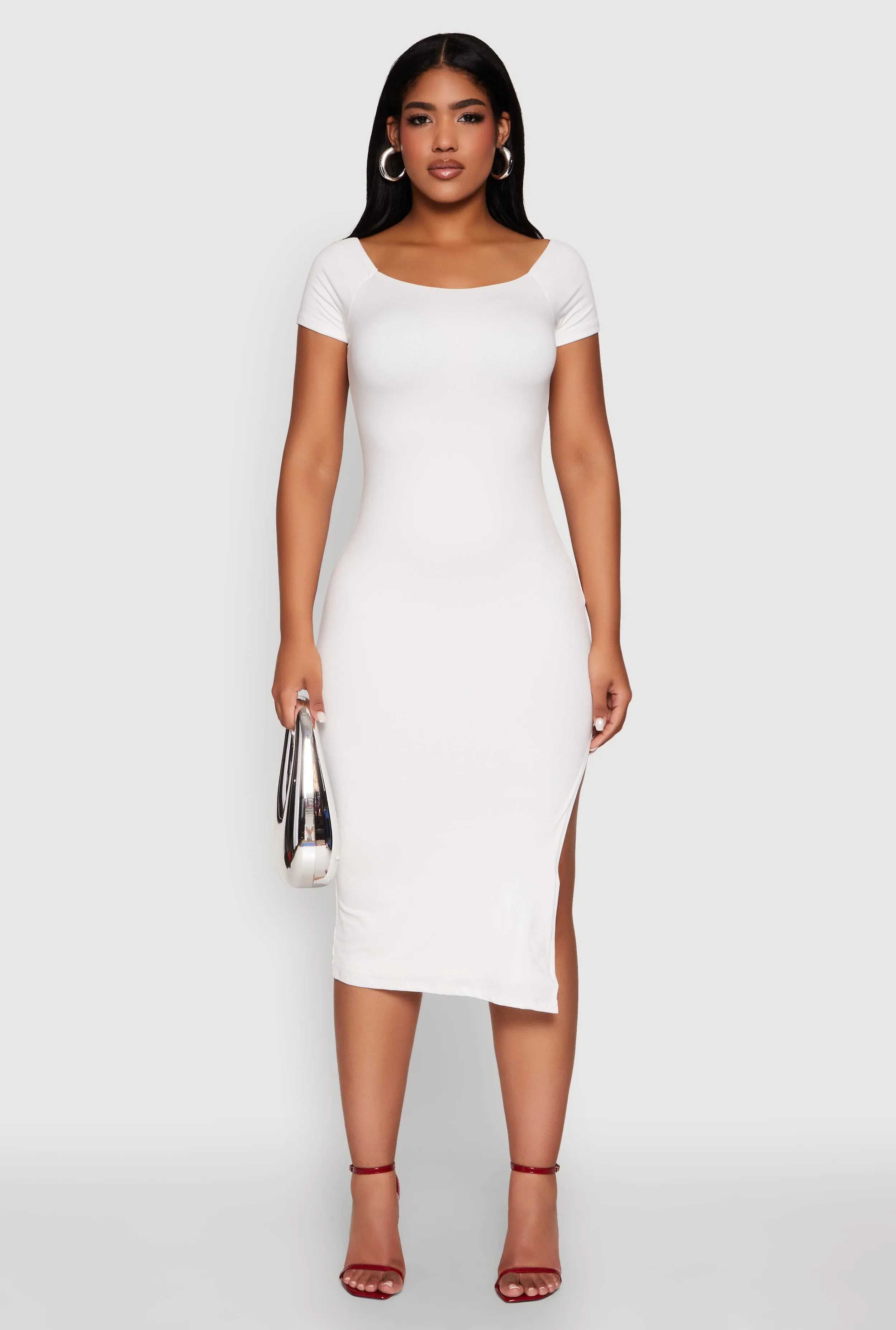 Haute Monde Side Slit Midi Dress sold by Rainbow product image thumbnail 2