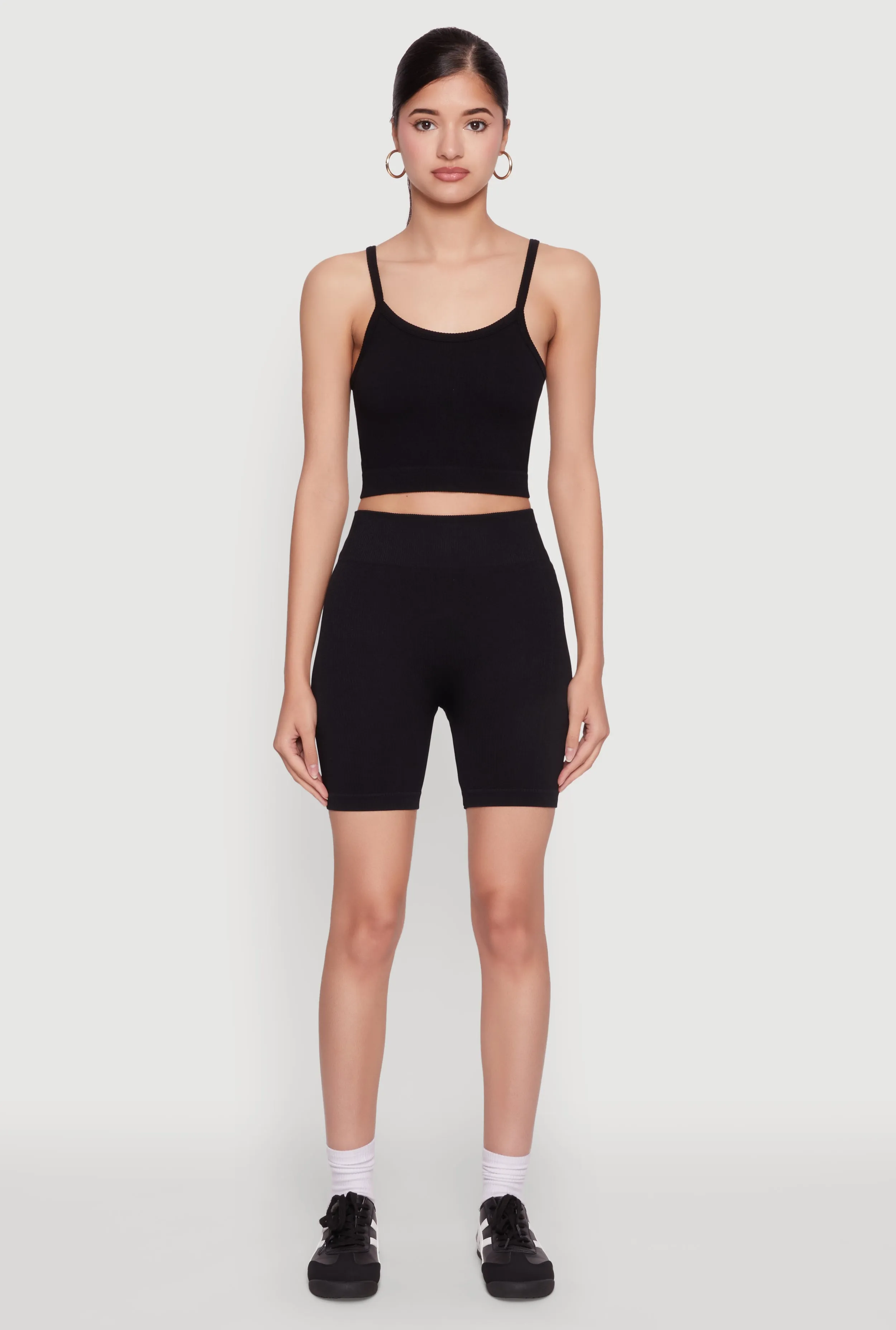 Seamless Wide Waistband Biker Shorts sold by Rainbow product image thumbnail 2