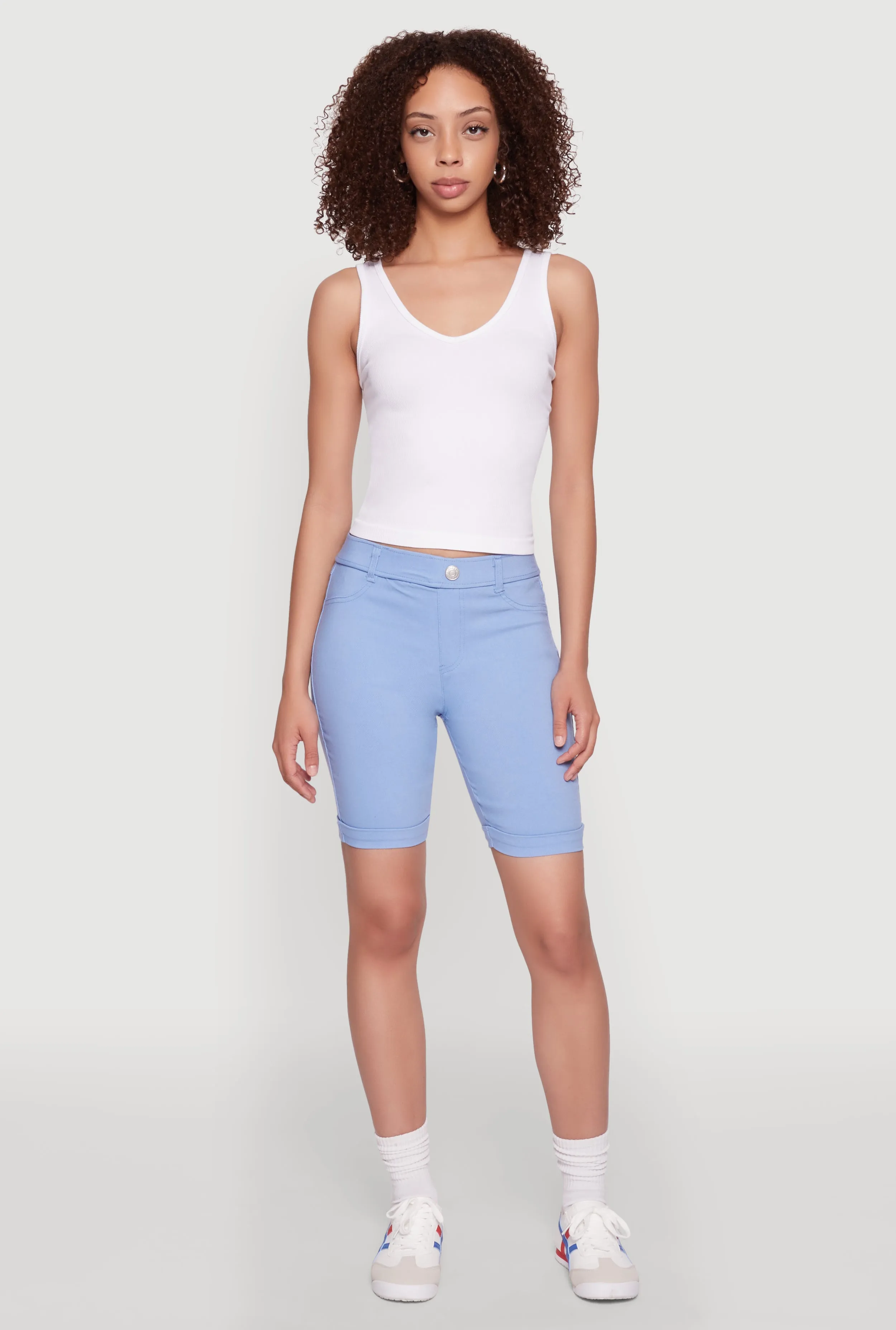 Hyper Stretch Pull On Bermuda Shorts sold by Rainbow