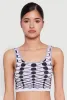 Seamless Geometric Print Crop Top sold by Rainbow