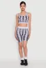 Seamless Geometric Print Biker Shorts sold by Rainbow