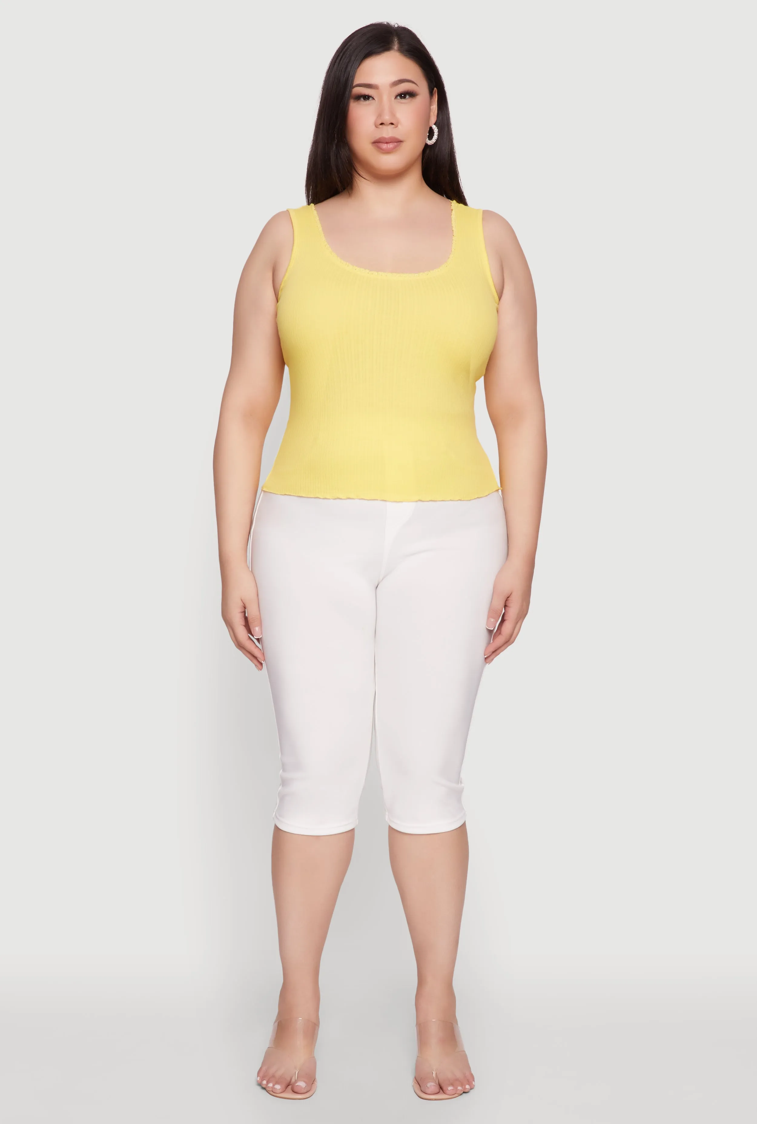 Plus Size Scoop Neck Tank Top sold by Rainbow product image thumbnail 3