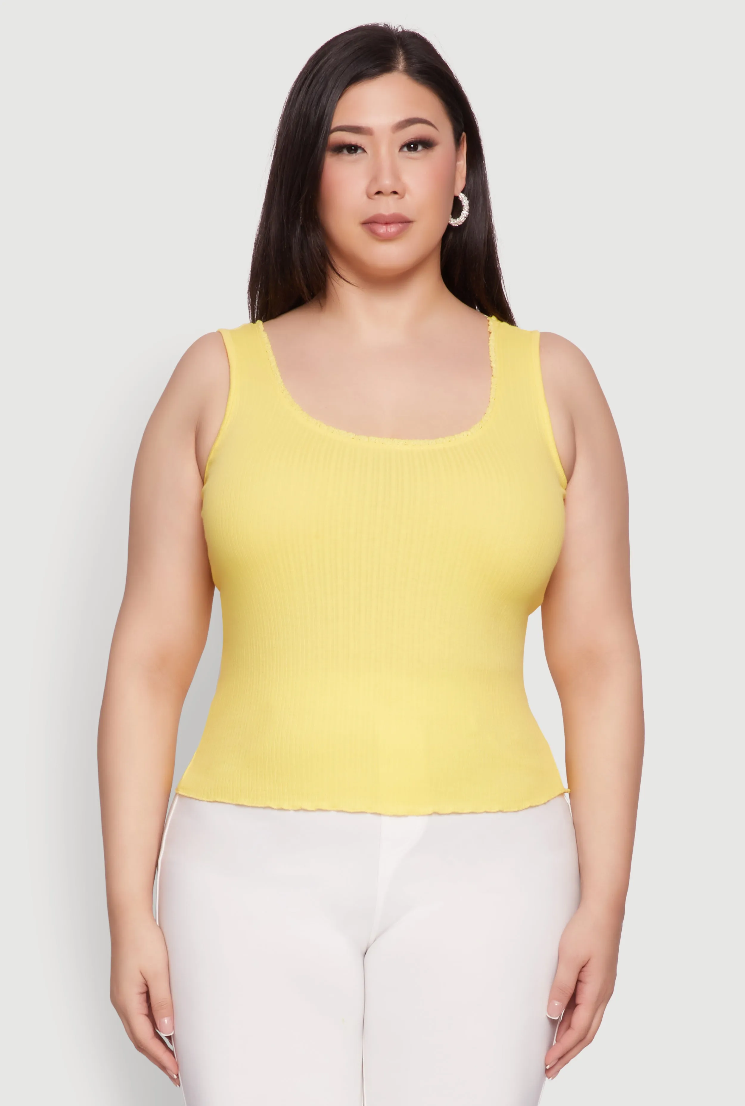Plus Size Scoop Neck Tank Top sold by Rainbow product image thumbnail 2