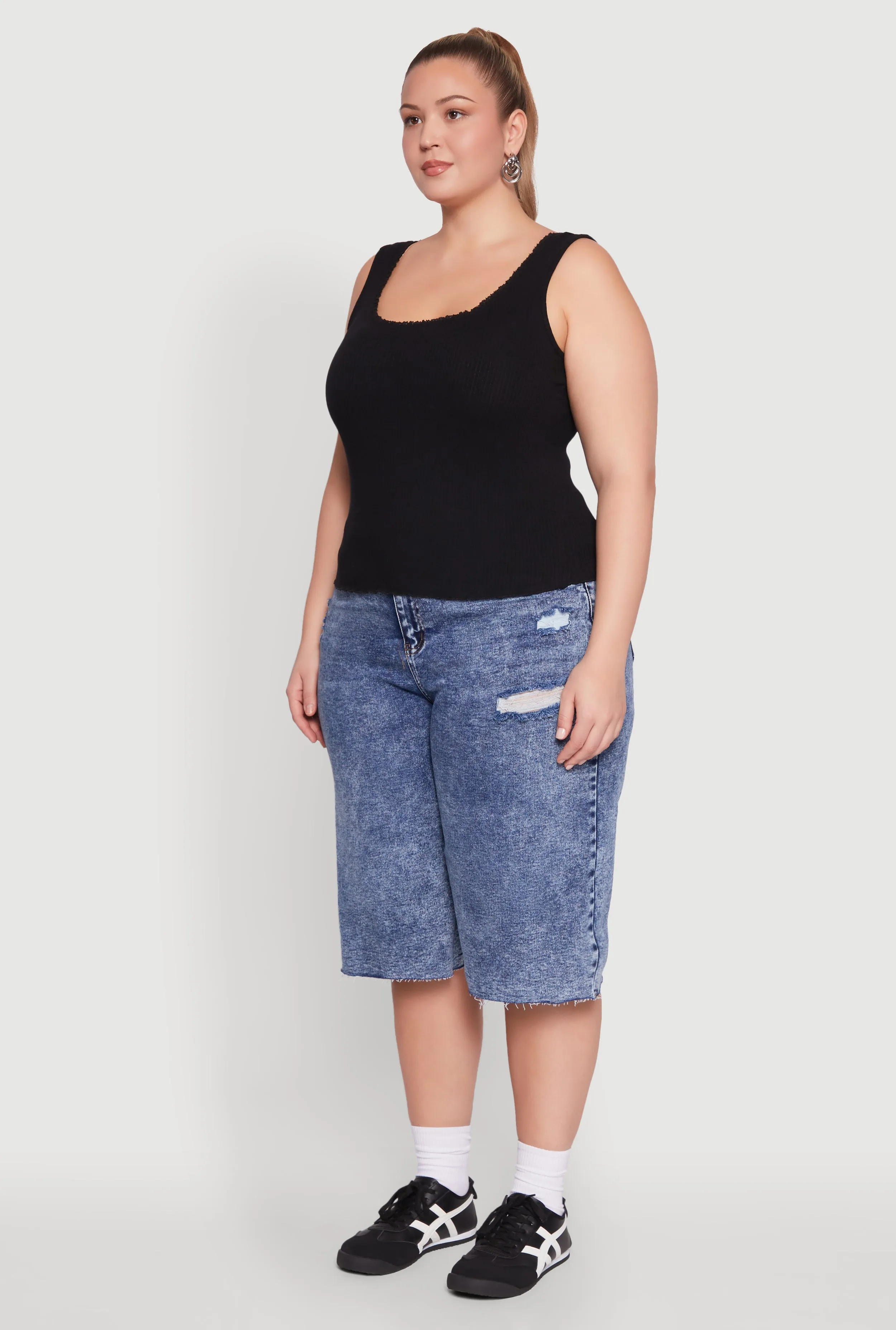 Plus Size Scoop Neck Tank Top sold by Rainbow product image thumbnail 5