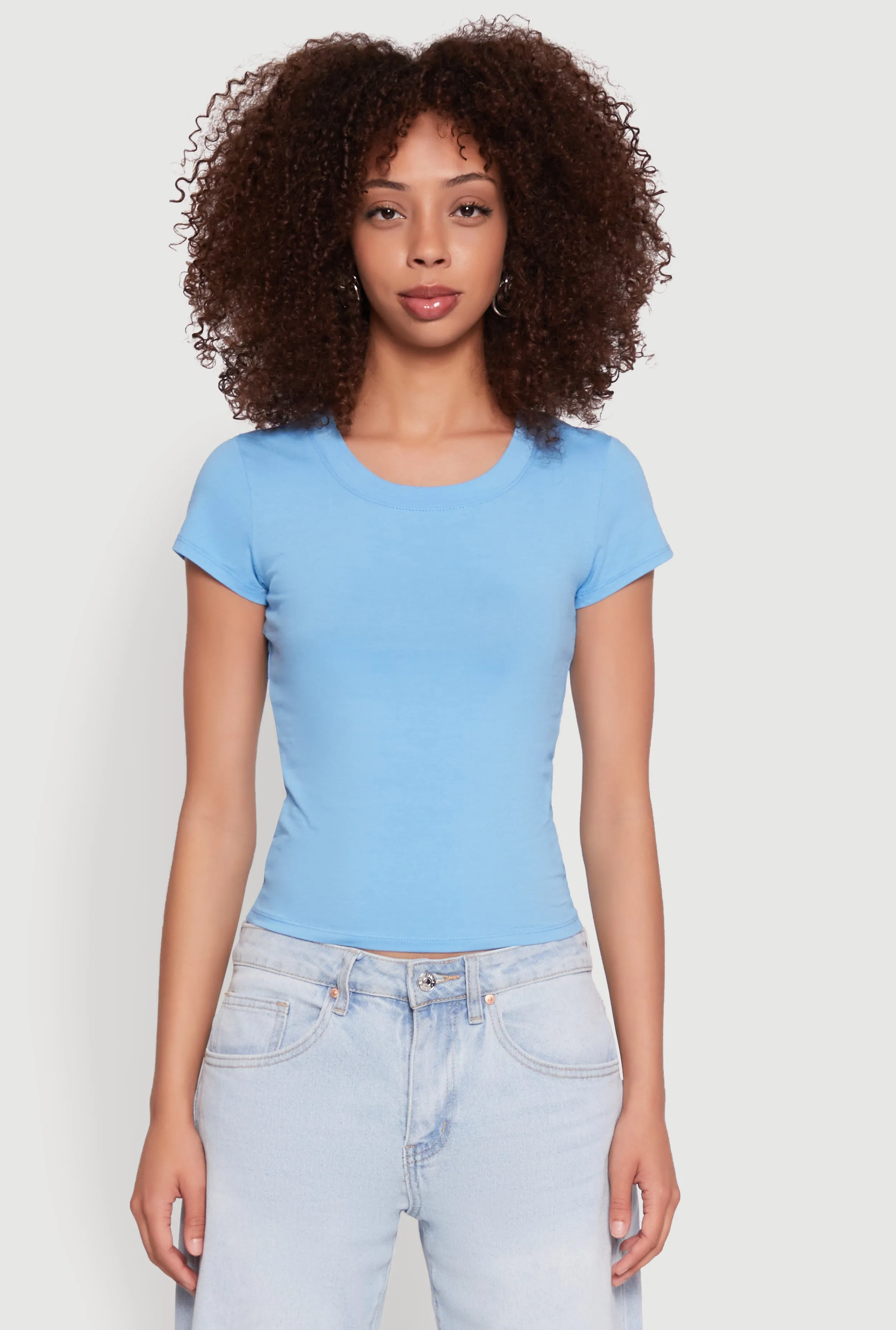 Basic Crew Neck Top sold by Rainbow product image thumbnail 2
