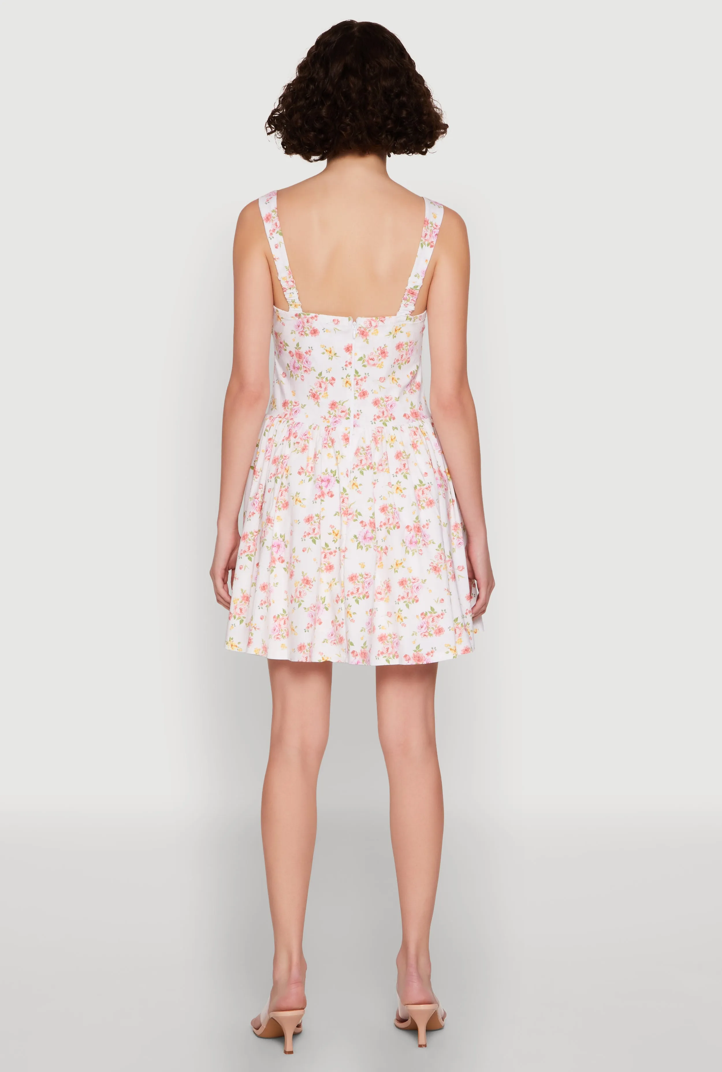 Ditsy Floral Graphic Skater Dress sold by Rainbow product image thumbnail 5