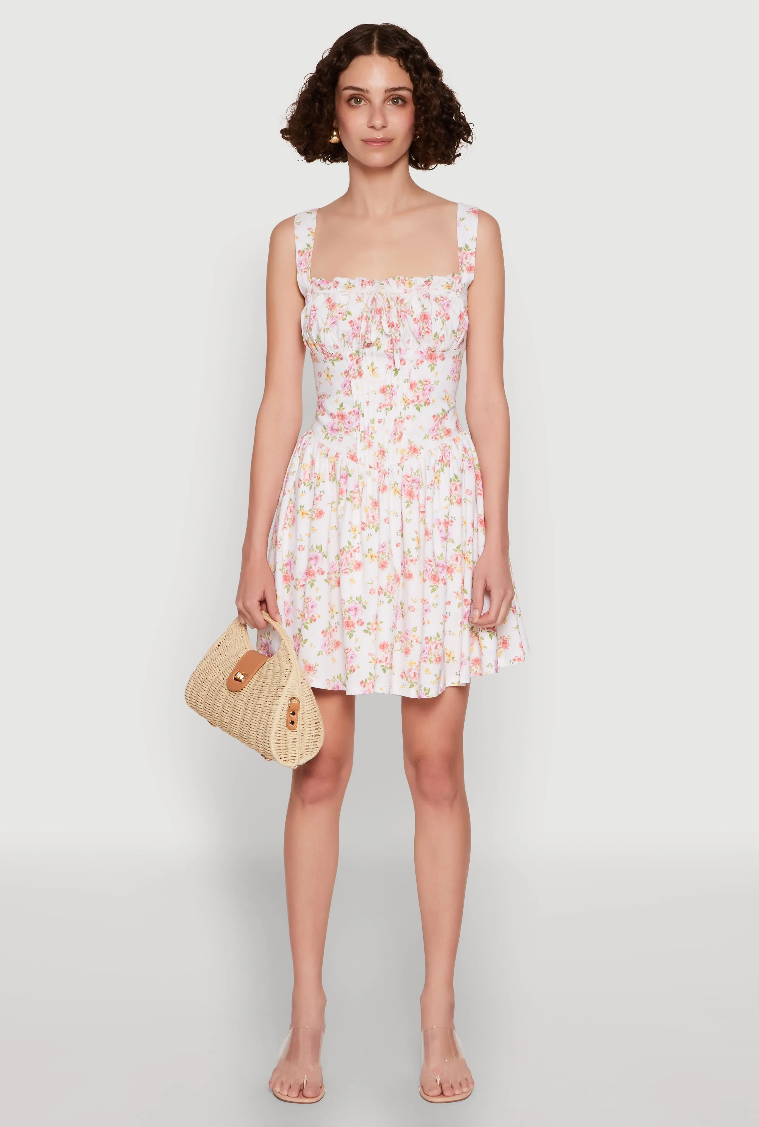 Ditsy Floral Graphic Skater Dress sold by Rainbow product image thumbnail 2