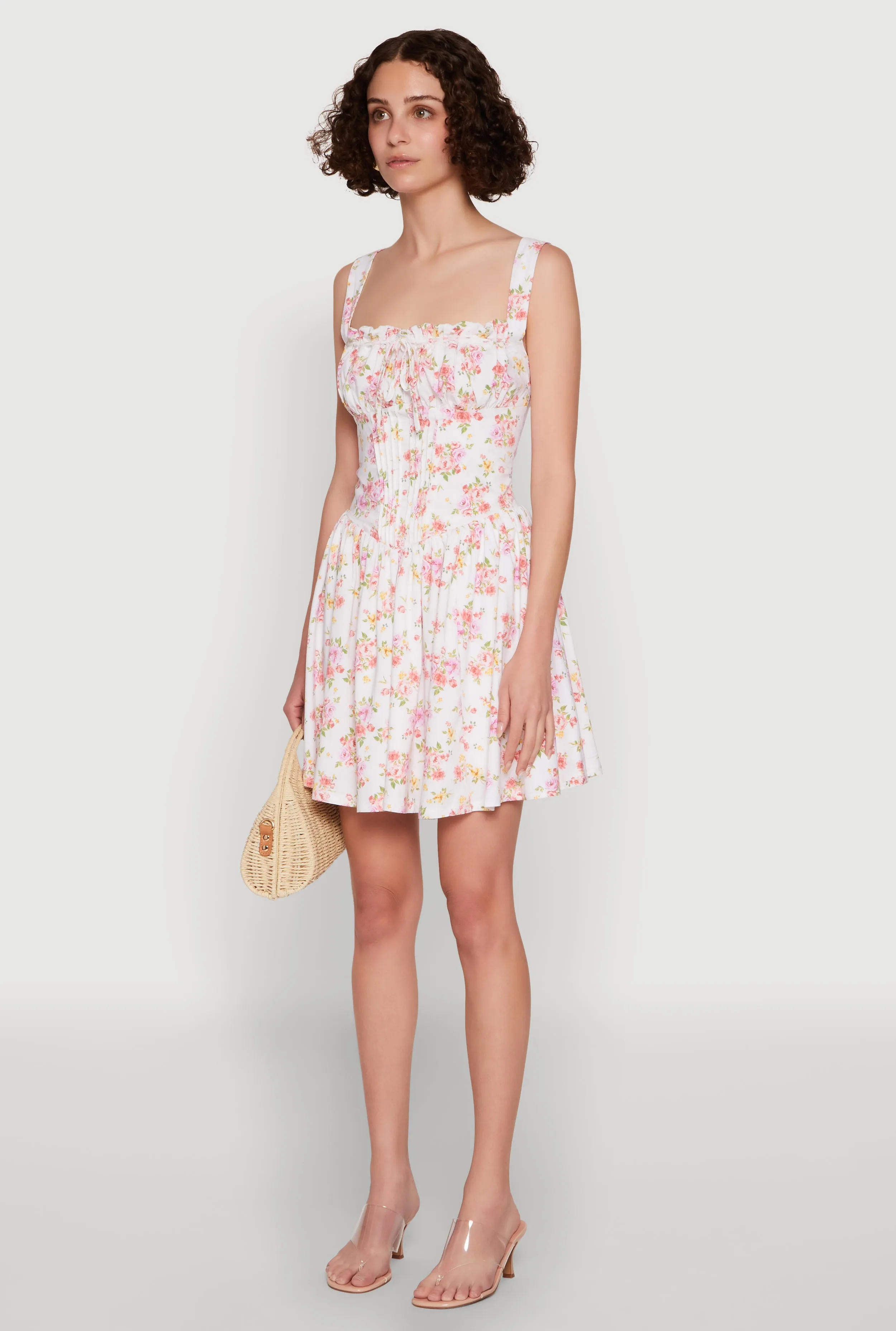 Ditsy Floral Graphic Skater Dress sold by Rainbow product image thumbnail 3