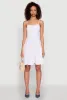 Airy Bustier Pleated Skater Dress sold by Rainbow